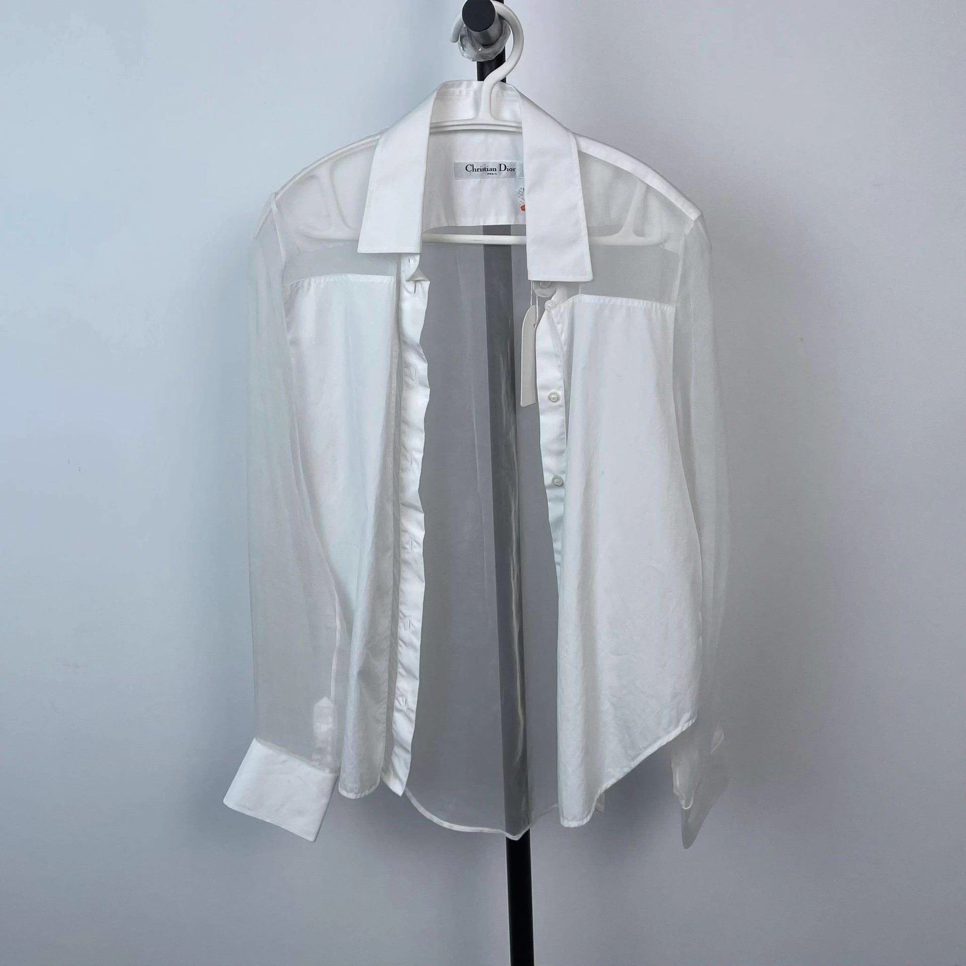 Dior Dior voile shirt 36 Size XS / US 0-2 / IT 36-38 - 1 Thumbnail