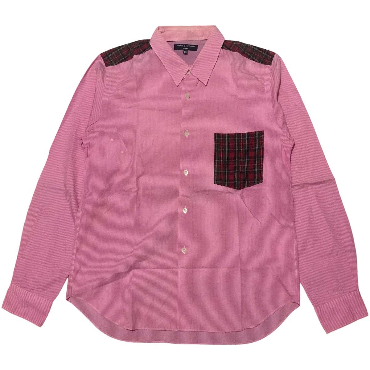 Comme des Garcons Button Plaid Shirt