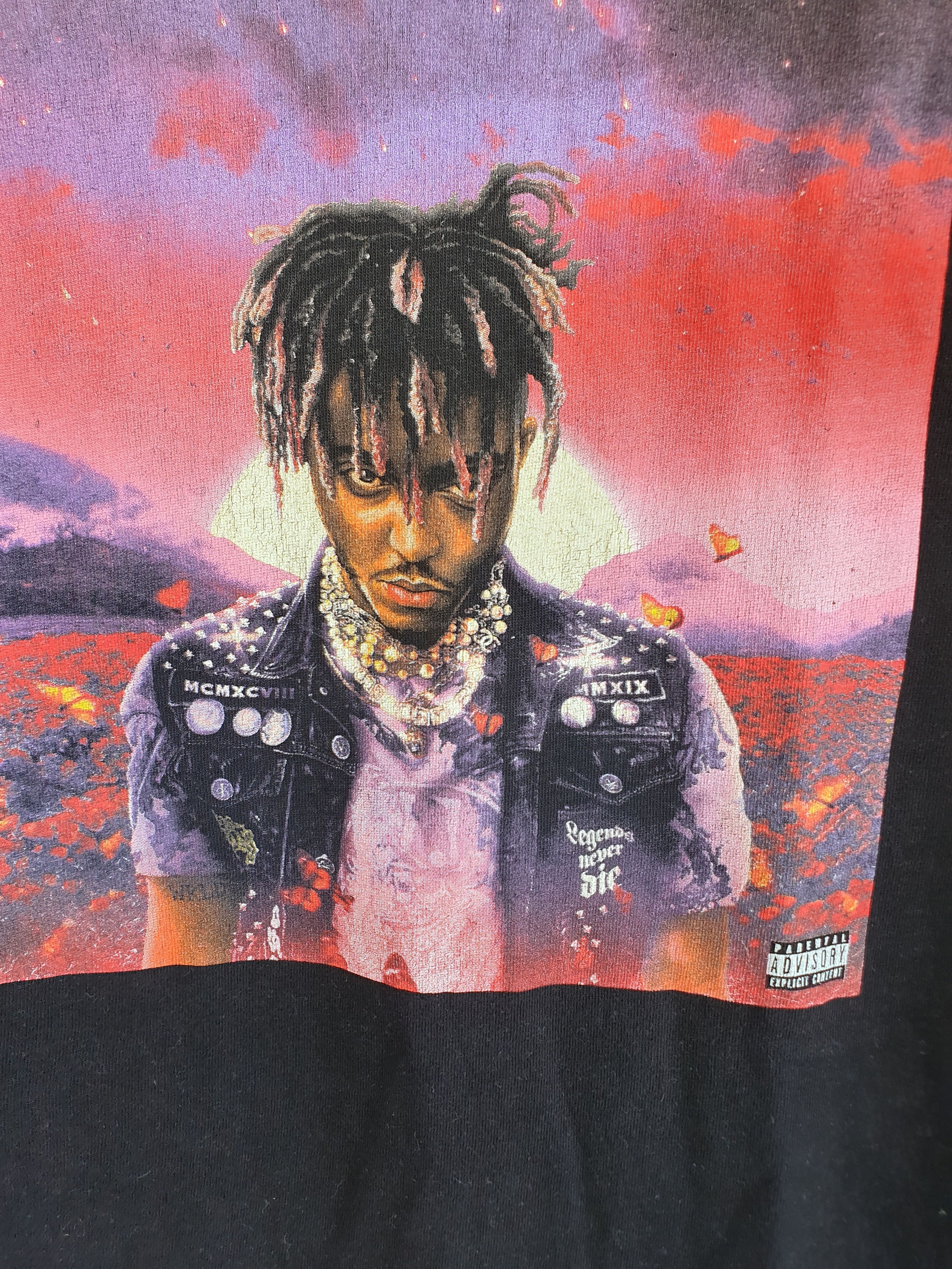 Rap Tees × Swagger Juice Wrld 999 Legends Never Die Album Graphic T-Shirt sz XL Size US XL / EU 56 / 4 - 6 Thumbnail