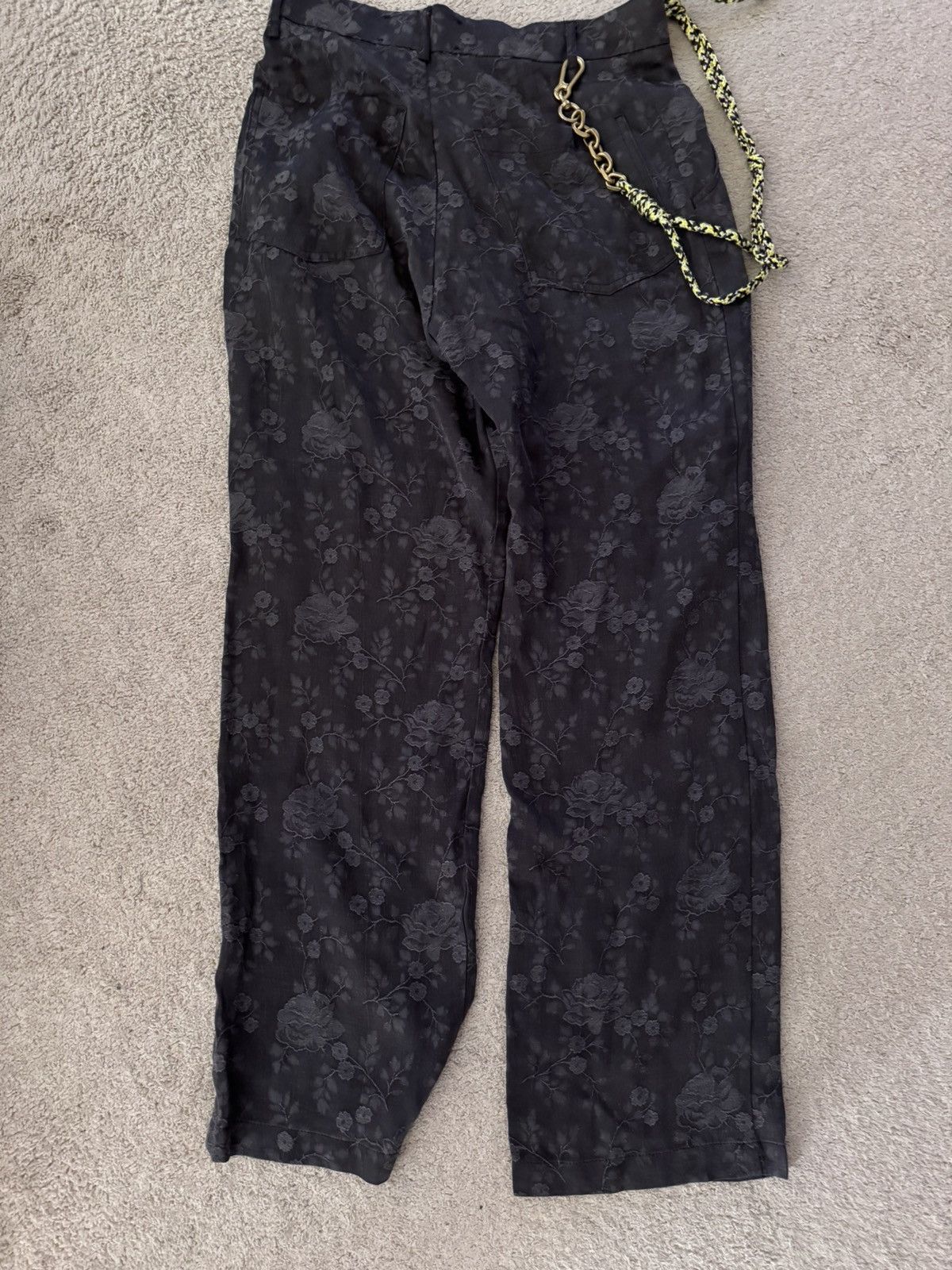 Song For the Mute Loose Pleated Floral Pant size 48 (32)