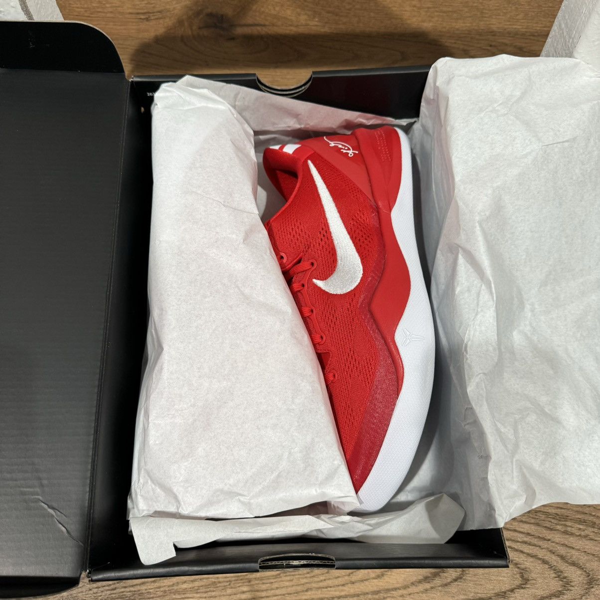 Nike Nike Kobe Viii Proto University Red/White 10 Size US 10 / EU 43 - 6 Thumbnail