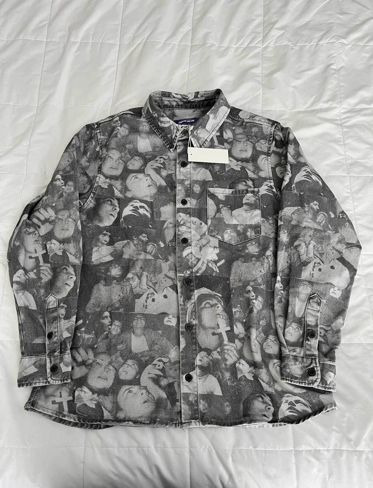Fucking Awesome Fucking Awesome Praying Kids Twill Shirt Size US L / EU 52-54 / 3 - 2 Thumbnail