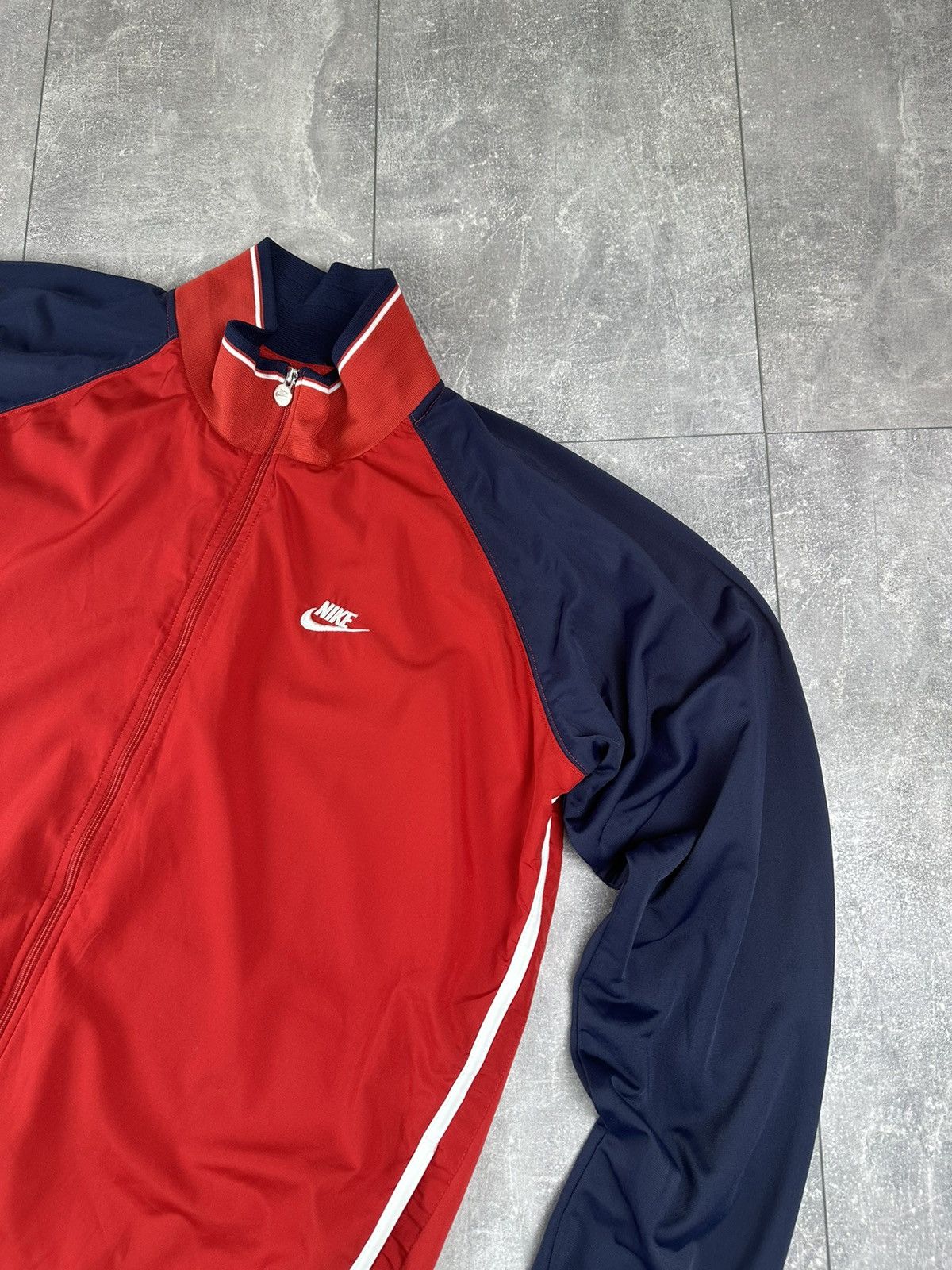Nike Nike Track-Top Small Swoosh Full Zip Up Light Jacket Size US XXL / EU 58 / 5 - 4 Thumbnail