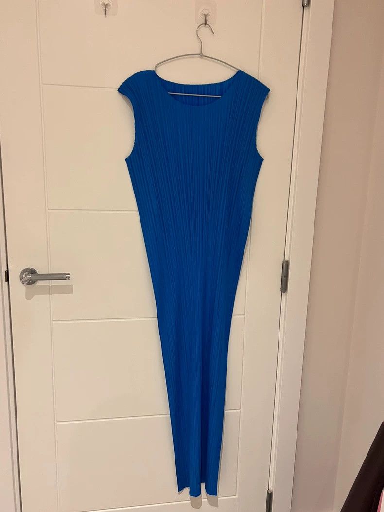 Issey Miyake issey miyake size:one size Blue dress Size XXS / US 00 / IT 34 - 4 Thumbnail