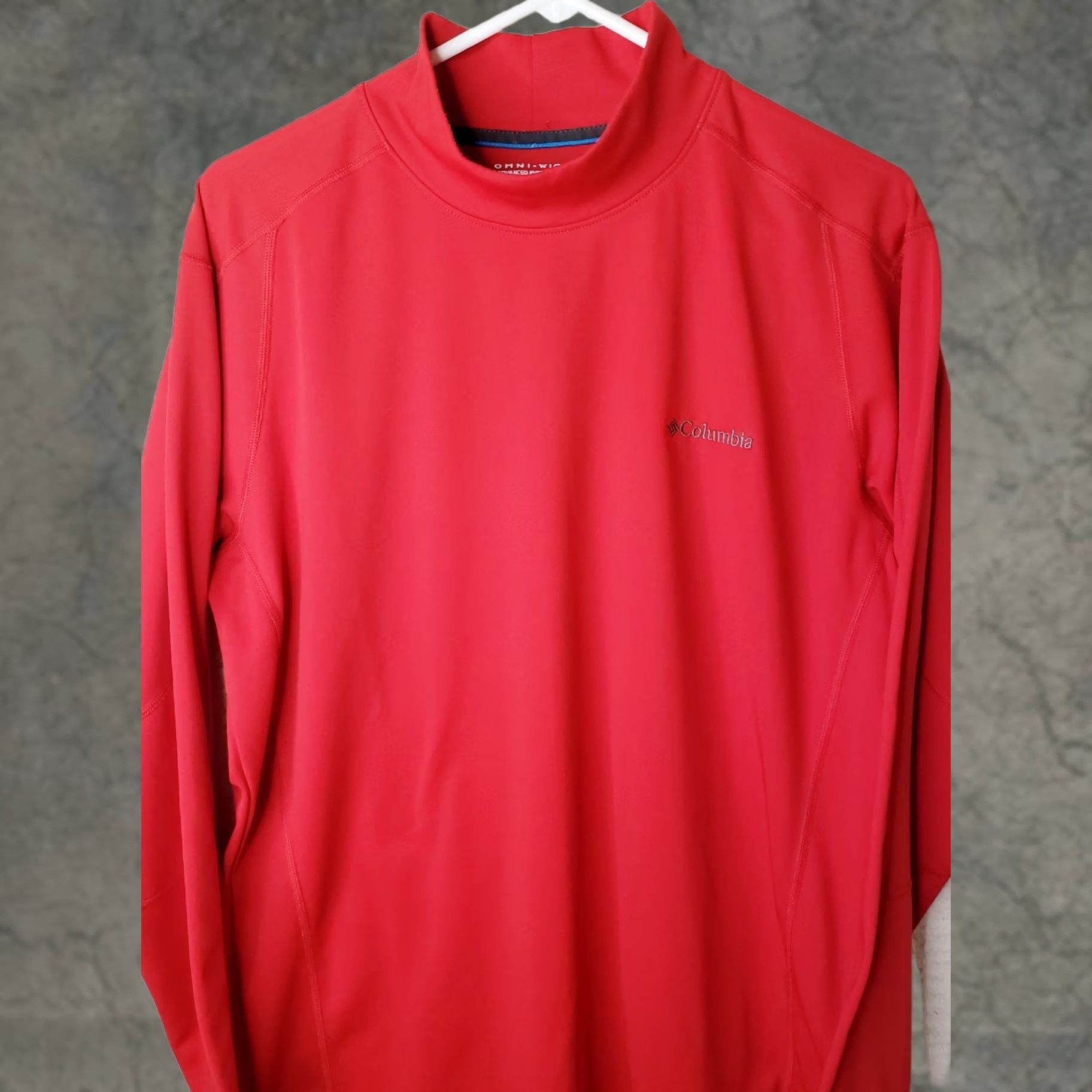 Vintage Columbia Omni-Wick Shirt Mens Large Red 1/4 Zip Long Sleeve Pullover Golf Hiking Running Walking Omn i-Wick Size US L / EU 52-54 / 3 - 1 Thumbnail