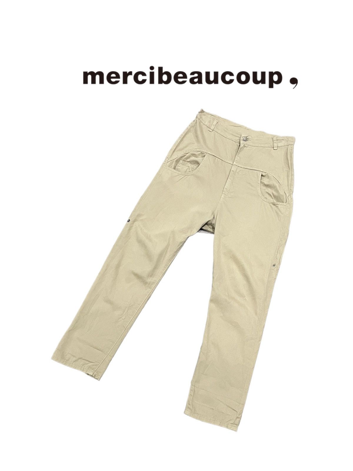 Issey Miyake Jevous Enprie Mercibeaucoup Drop Crotch Pants Size US 30 / EU 46 - 5 Thumbnail