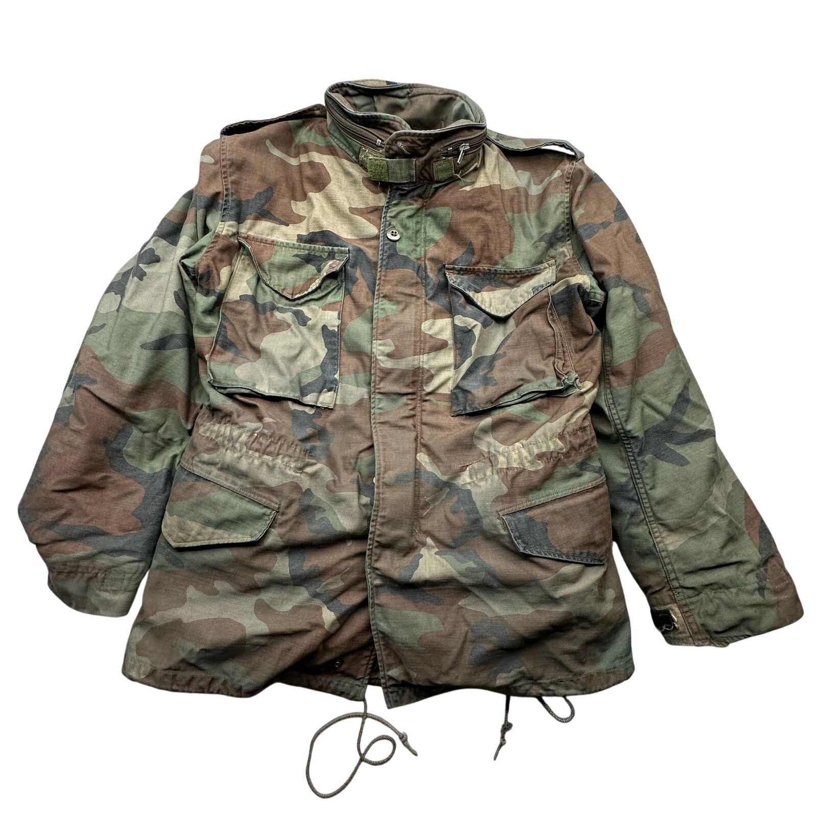 Other VTG 80s US Army M-65 Field Woodland Jacket Small W/ Liner Size US S / EU 44-46 / 1 - 1 Thumbnail