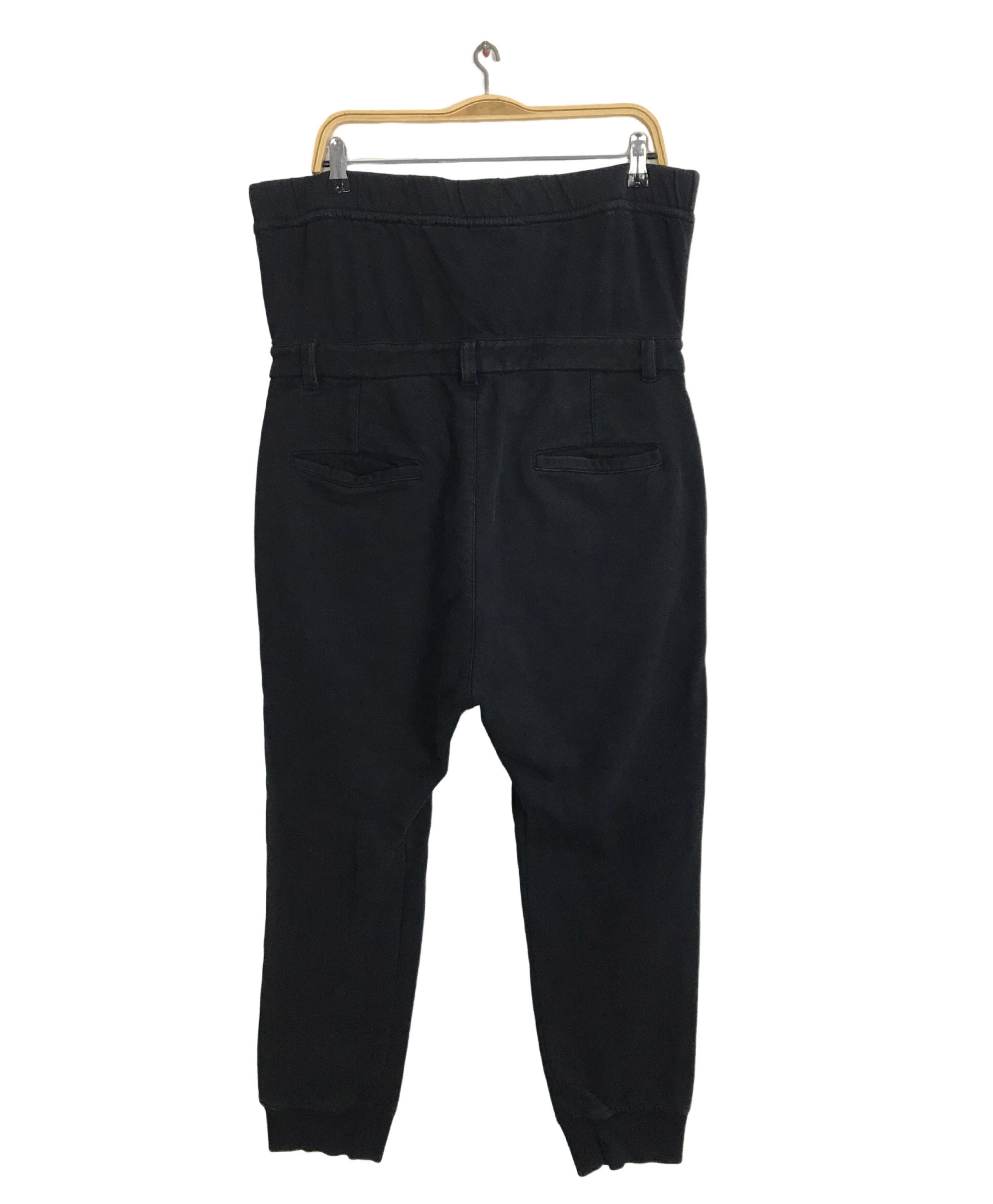 Helmut Lang Helmut Lang Black Pant Double Waist Flexible Size Size 32" / US 10 / IT 46 - 2 Thumbnail