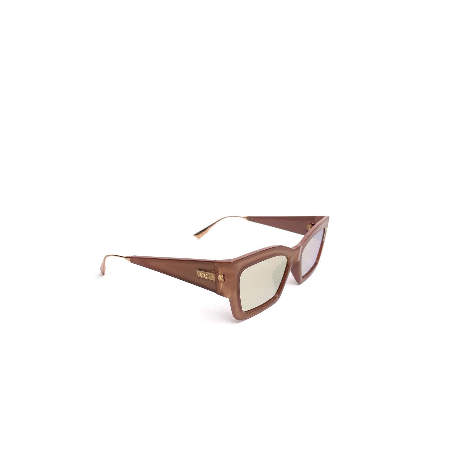 Dior Beige Reflective Sunglasses Size ONE SIZE - 2 Thumbnail