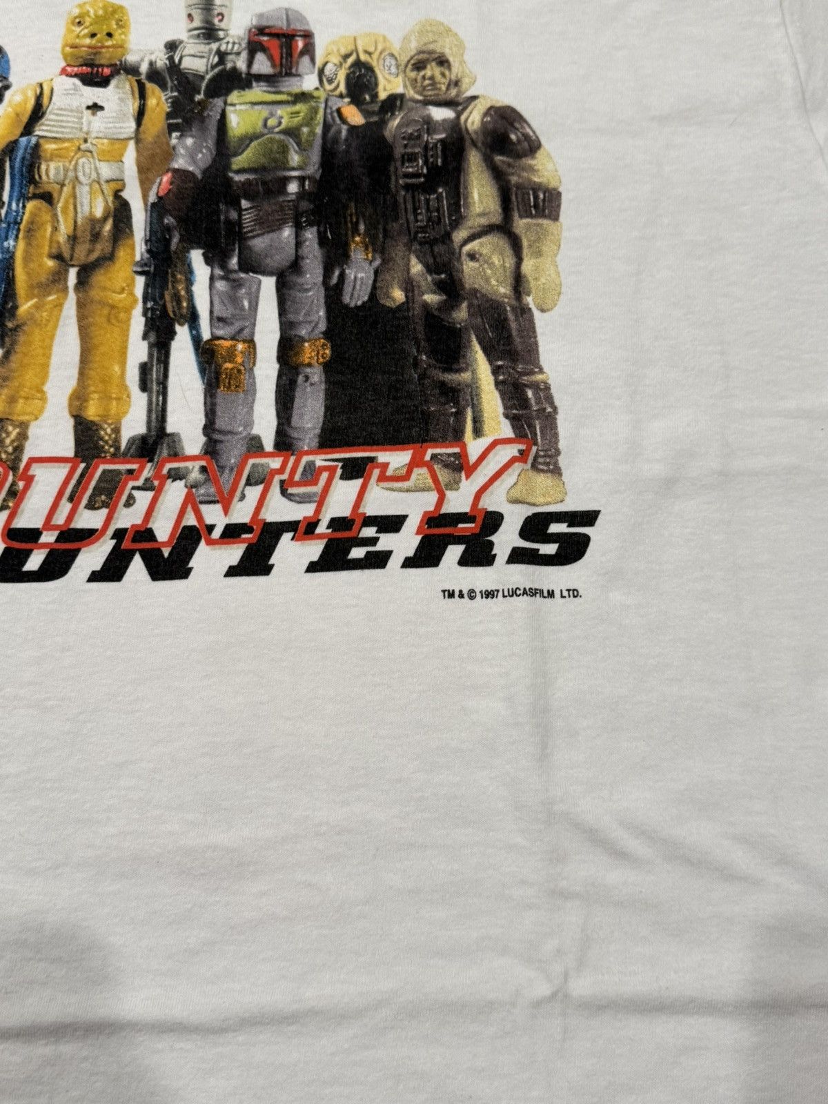 Star Wars Vintage Star Wars Collectibles Bounty Hunters Tee White Lrg Size US L / EU 52-54 / 3 - 5 Thumbnail