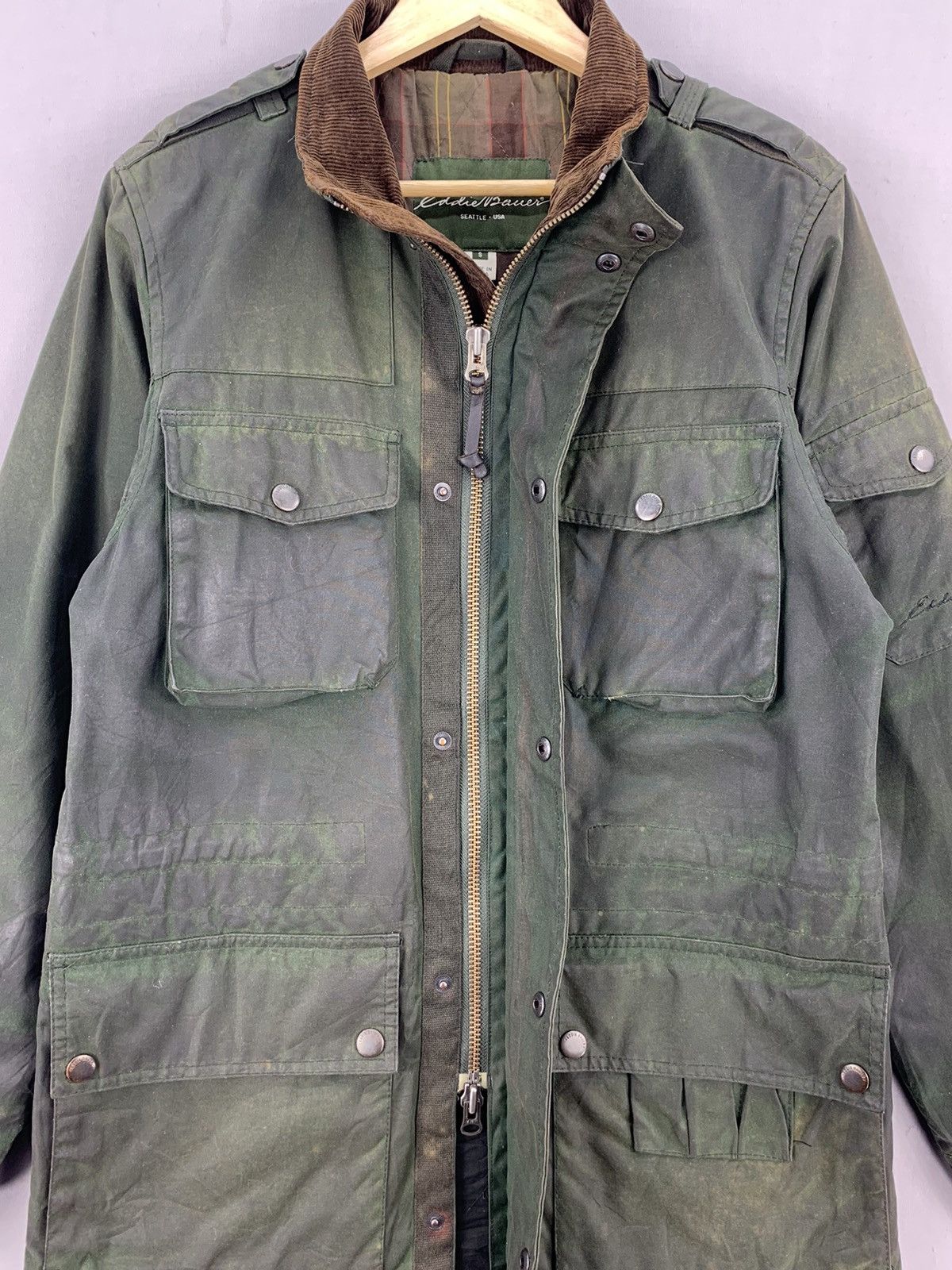 Eddie Bauer Vintage Eddie Bauer Waxed M-65 Field Jacket Size US M / EU 48-50 / 2 - 7 Thumbnail