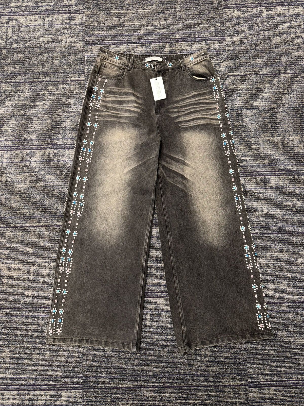 Vale Vale Forever Candy Denim Jeans Size US 34 / EU 50 - 1 Thumbnail