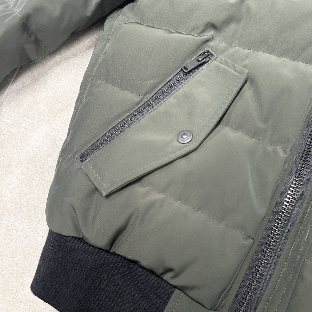 Moose Knuckles Moose Knuckles Scotchtown Bomber Jacket In Green RRP £1000 Size US S / EU 44-46 / 1 - 4 Thumbnail
