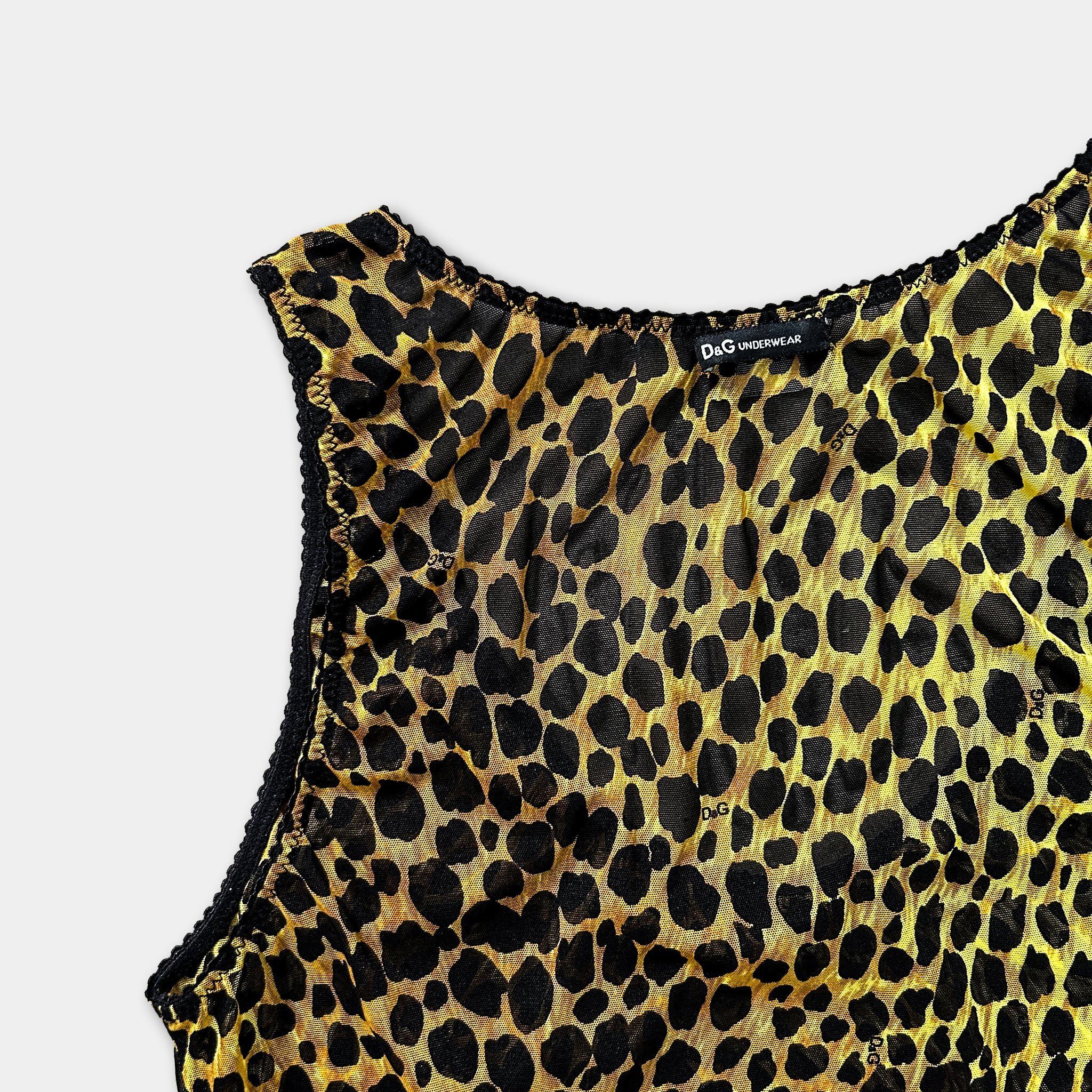 Dolce & Gabbana Dolce & Gabbana Cheetah Print Tank Top Size US S / EU 44-46 / 1 - 4 Thumbnail
