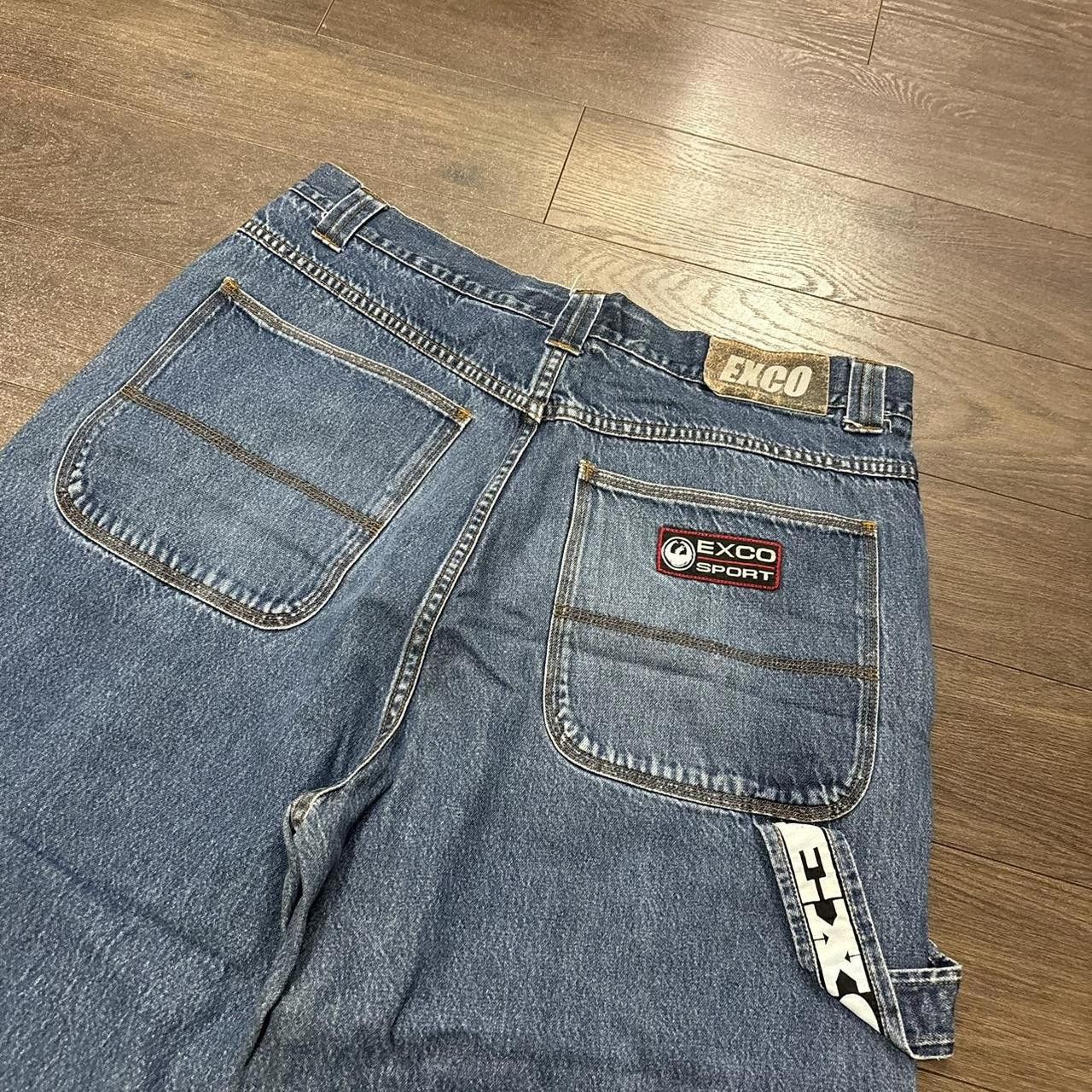 Designer Vintage exco jeans 38x30 Size US 38 / EU 54 - 1 Thumbnail