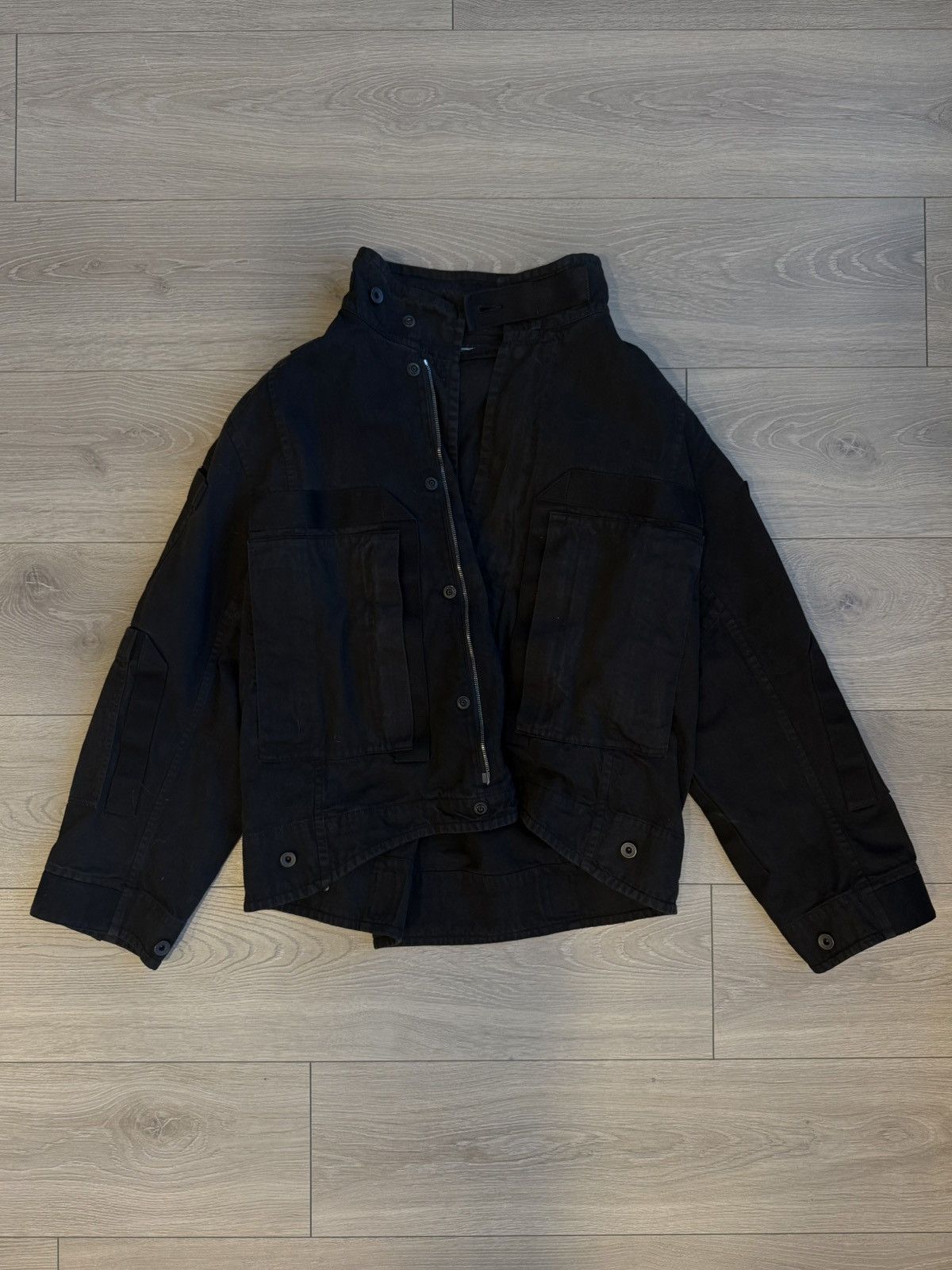 Julius Julius FW21 Black Blouson Military Jacket Size US M / EU 48-50 / 2 - 2 Thumbnail