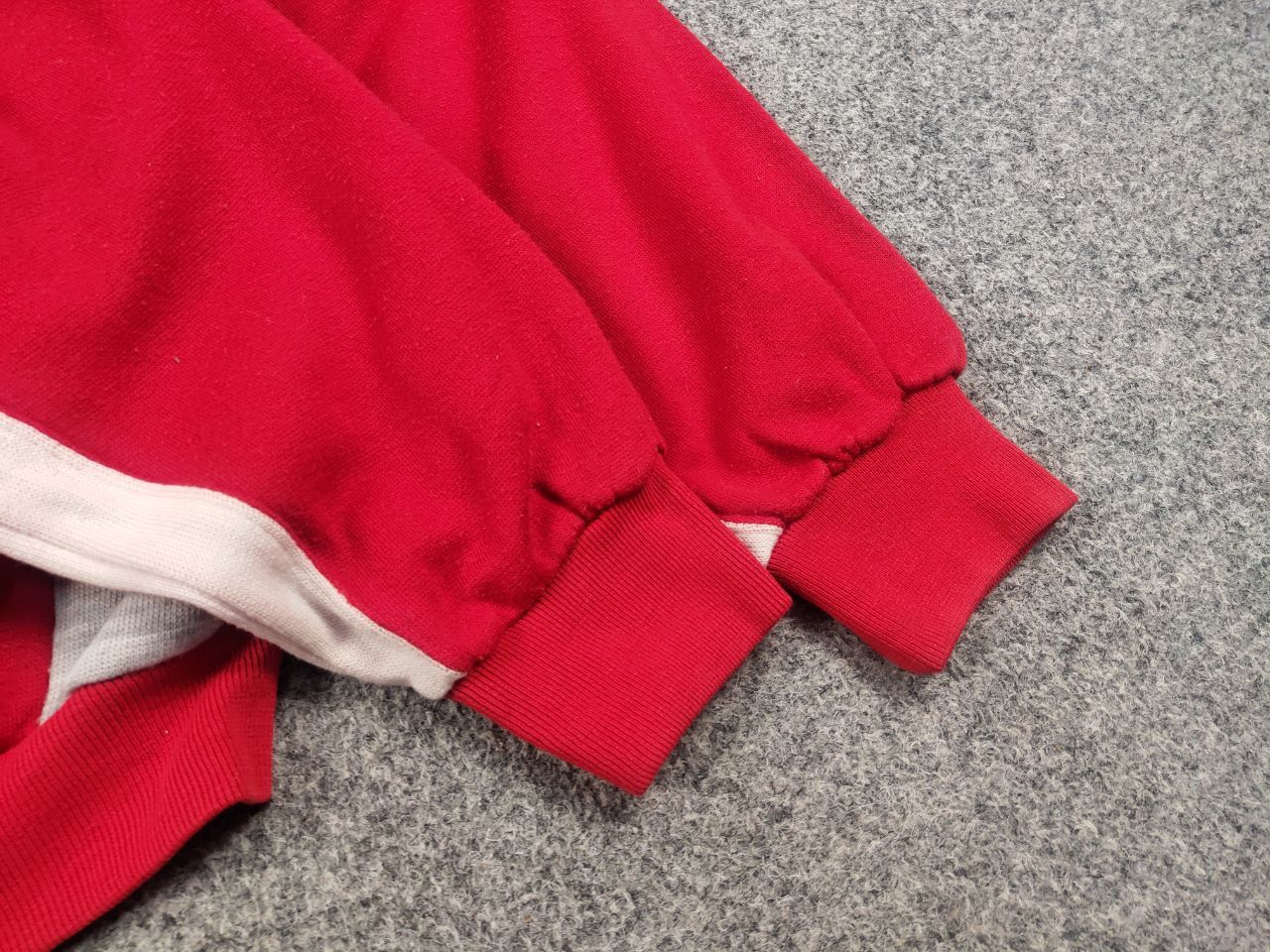 Nike Vintage 80's NIke Oregon USA TST Red Pullover Zip Sweatshirt Size US L / EU 52-54 / 3 - 9 Thumbnail