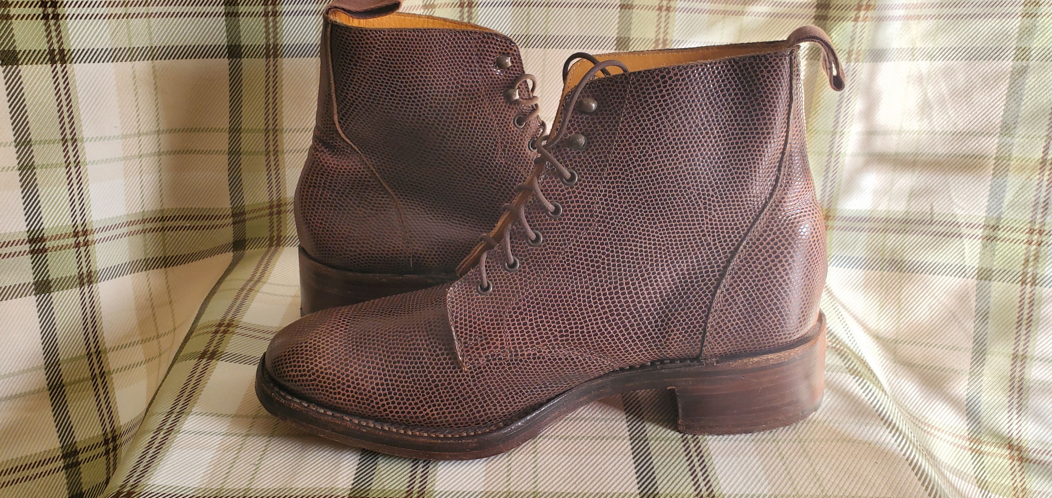 Jeffery West Jeffery West Lizard Leather Ankle Boots Size US 8 / EU 41 - 6 Thumbnail