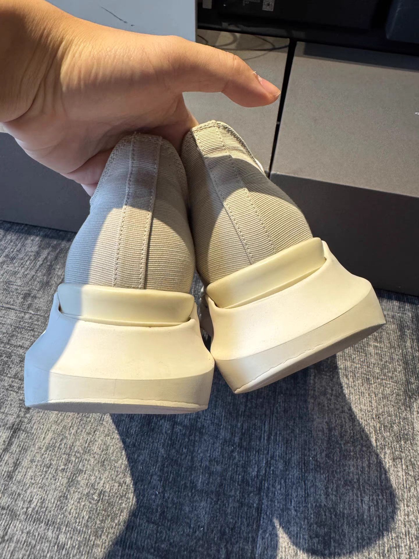 Rick Owens Rick Owens Grey Tank Sole Big Converse Size US 7 / EU 40 - 6 Thumbnail