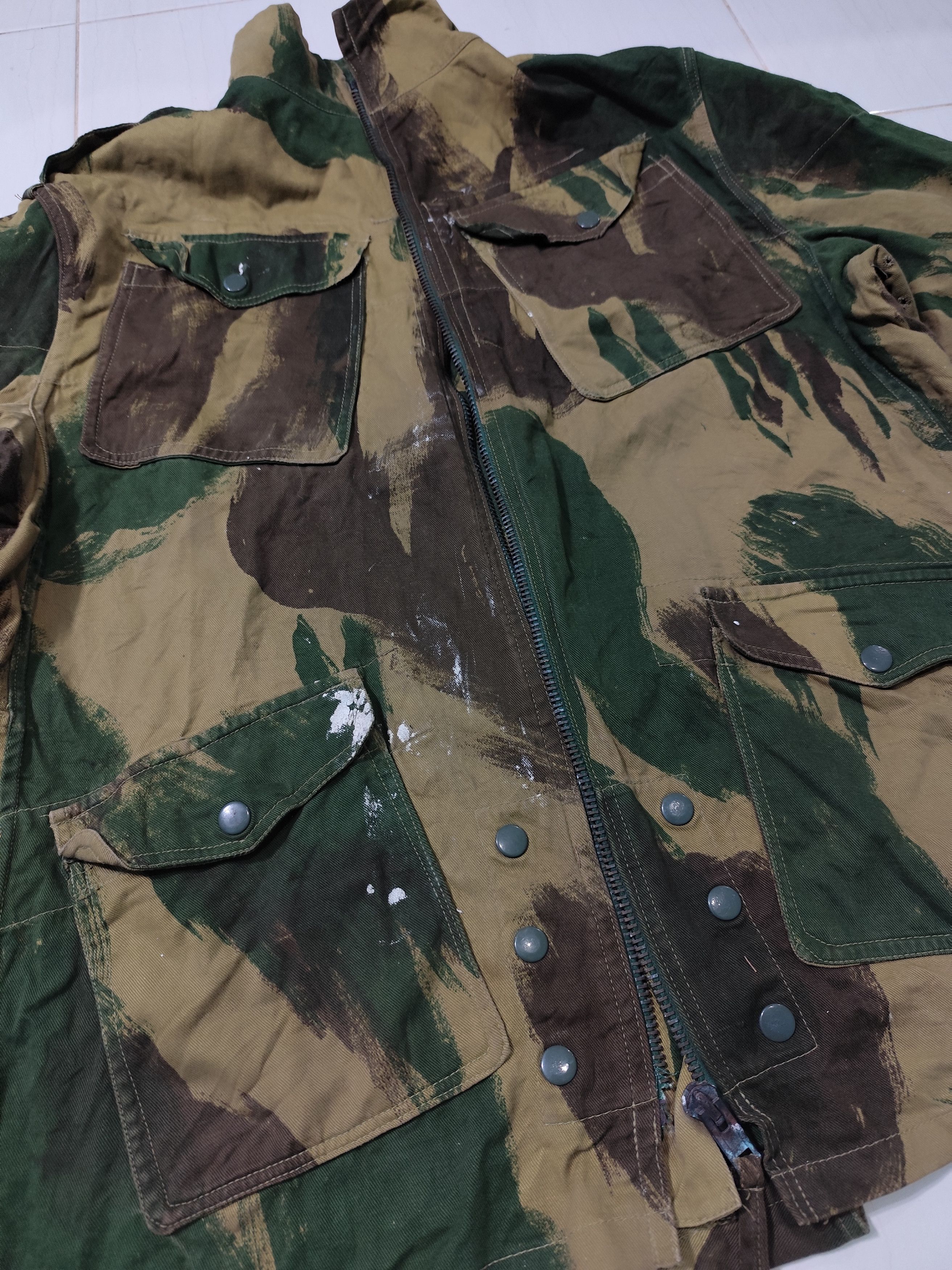Vintage true vintage WWII british army danison smock brush strokes Size US XL / EU 56 / 4 - 2 Thumbnail