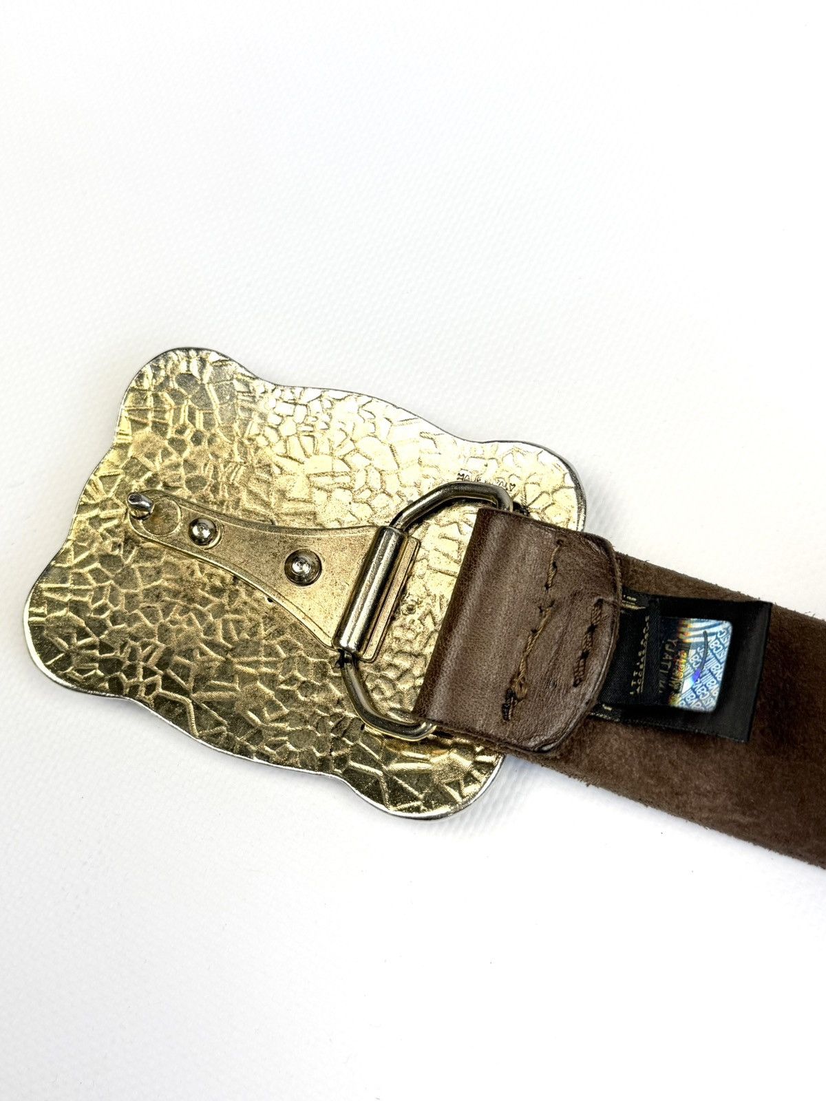 Just Cavalli Just Cavalli Roberto Cavalli Western Leather Belt Buckle Size 32 - 9 Thumbnail