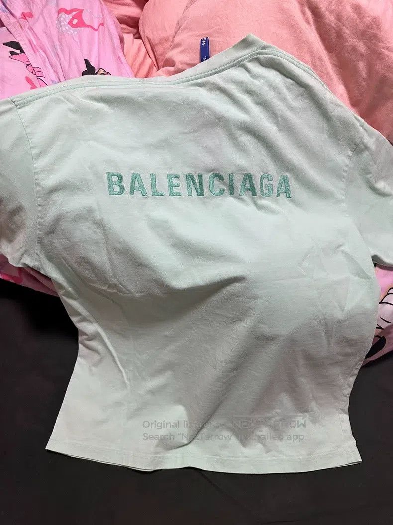 Balenciaga Balenciaga Mint Green Embroidered, Size M Size US M / EU 48-50 / 2 - 3 Thumbnail