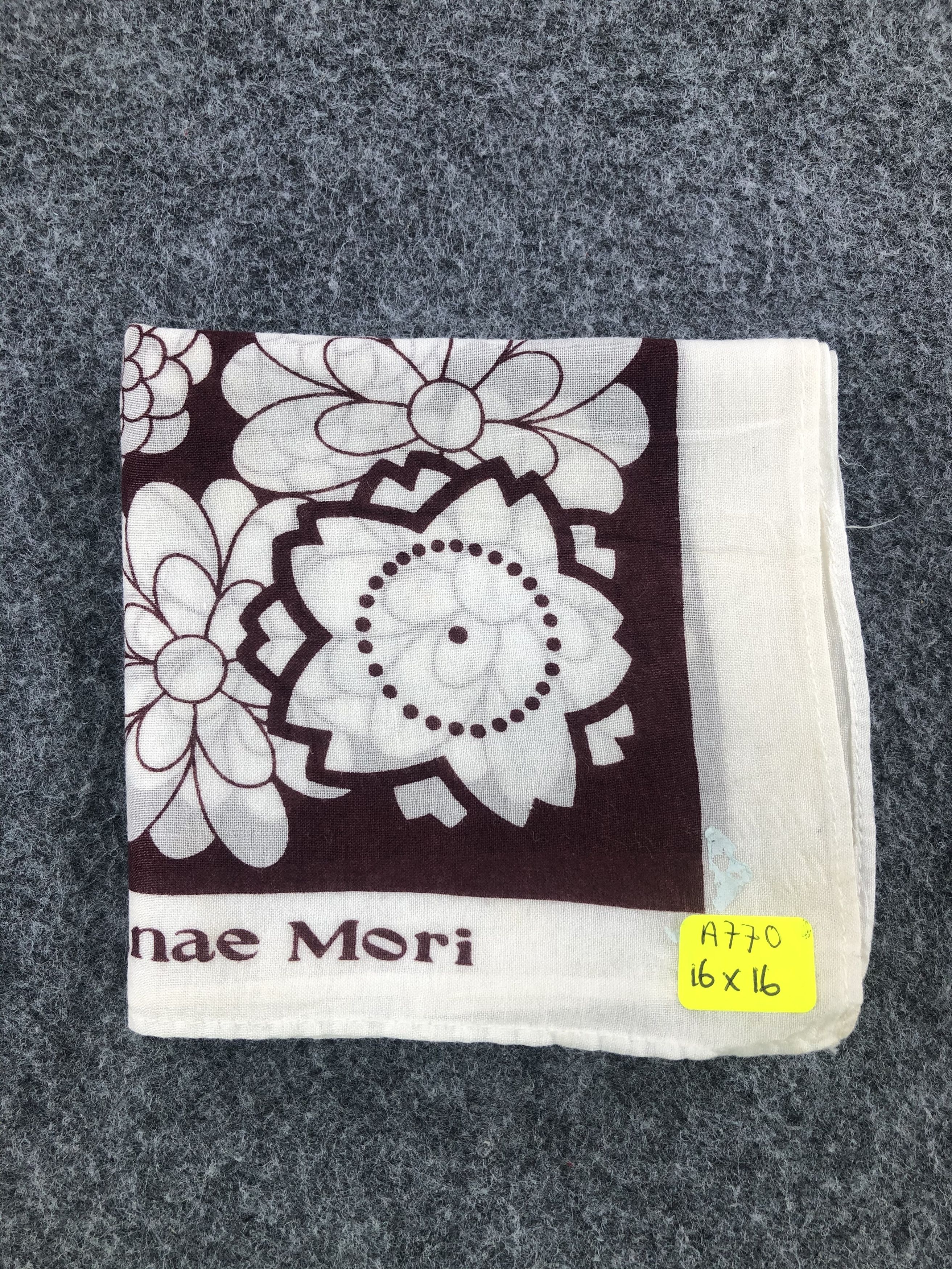 Hanae Mori × Vintage Hanae Mori Handkerchief / Bandana / Neckerchief Size ONE SIZE - 7 Thumbnail