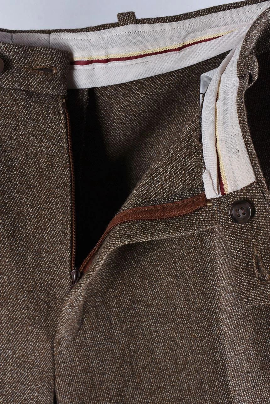 Moncler Moncler Grenoble Vintage Wool Blend Trousers Brown W35 / L20 Size US 30 / EU 46 - 3 Thumbnail