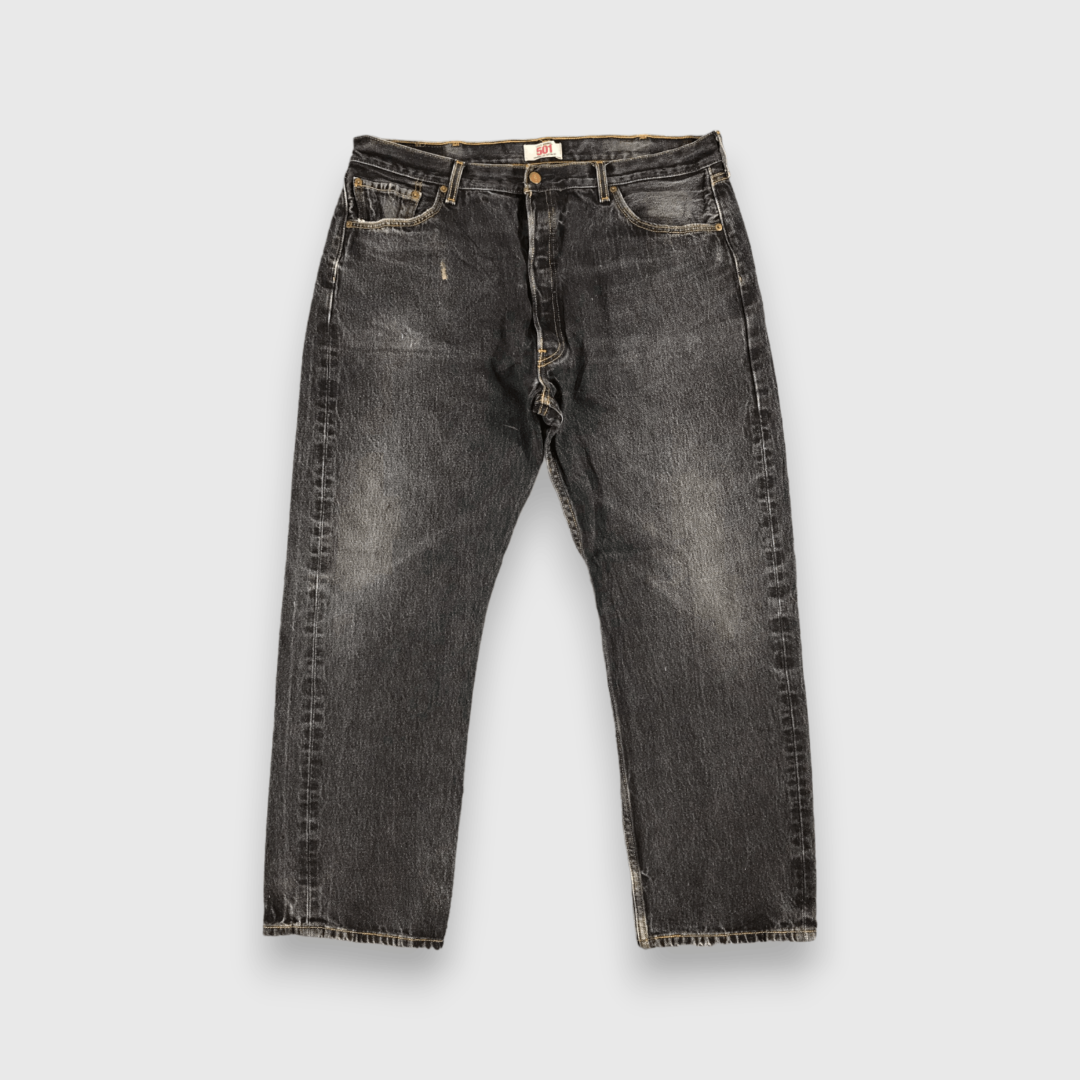 Levi's Faded Vintage Levis 501 Jeans Dark Wash Denim-J1059 Size US 39 - 1 Thumbnail
