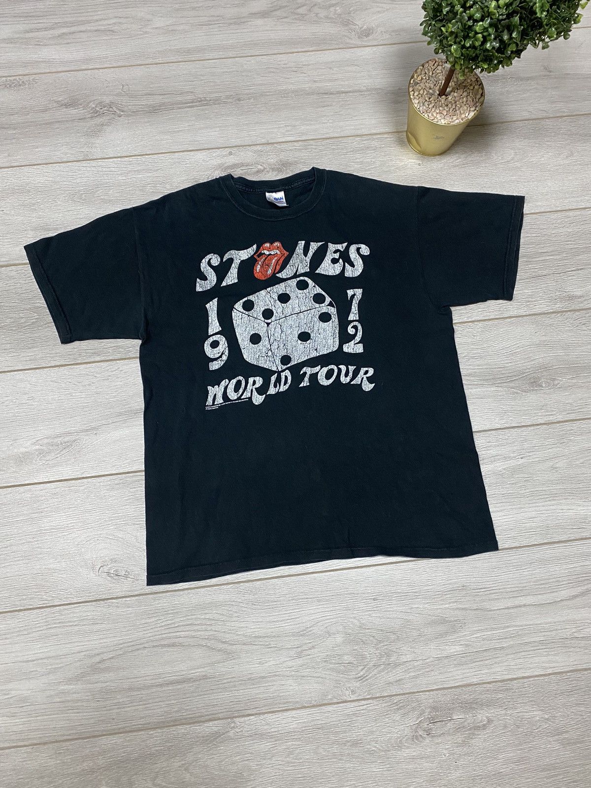 The Rolling Stones The Rolling Stones 2010 vintage big print tour t-shirt Size US L / EU 52-54 / 3 - 5 Thumbnail