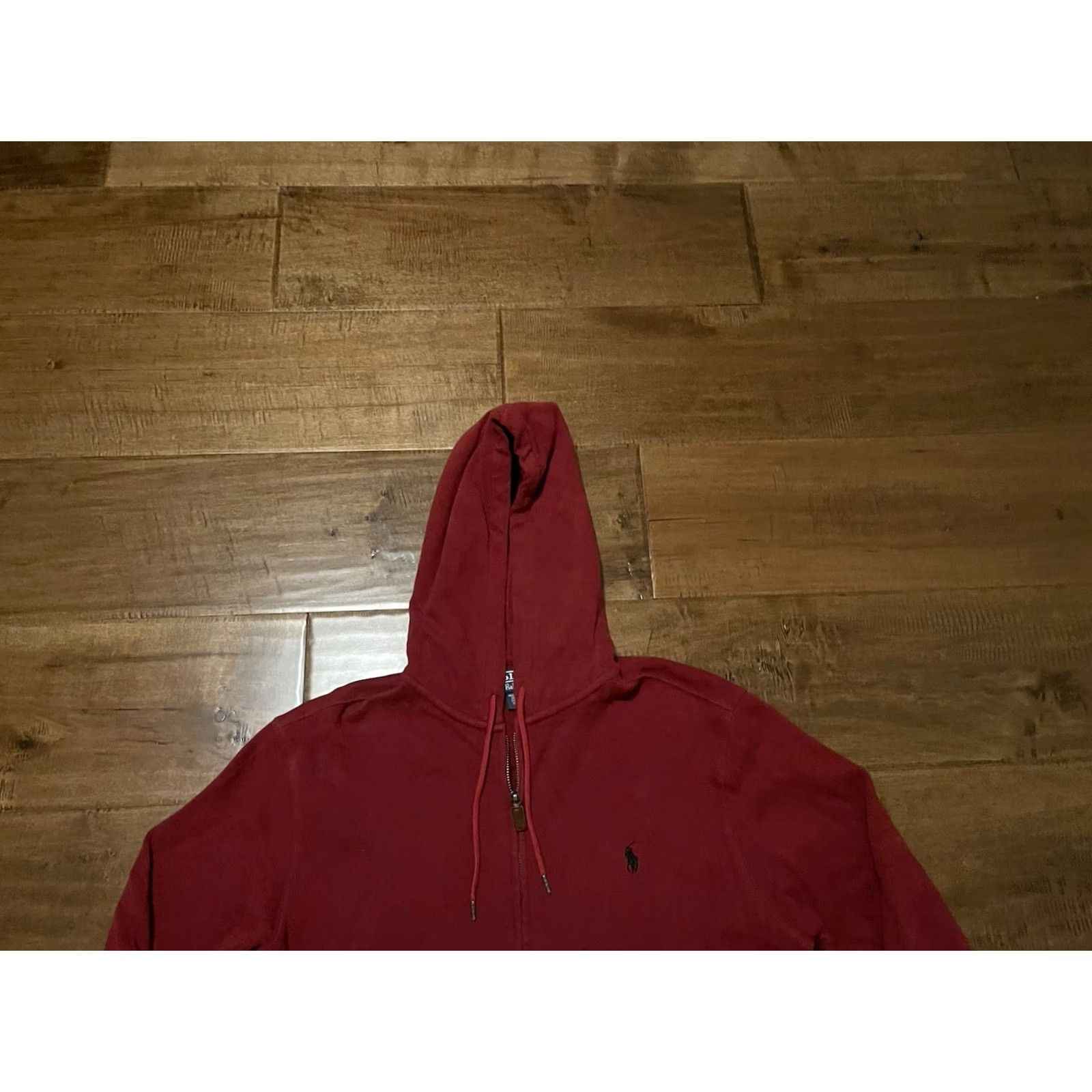 Polo Ralph Lauren Polo Ralph Lauren Hoodie Sweater Sweatshirt Full Zip Ribbed Maroon Large Men's Size US L / EU 52-54 / 3 - 2 Thumbnail