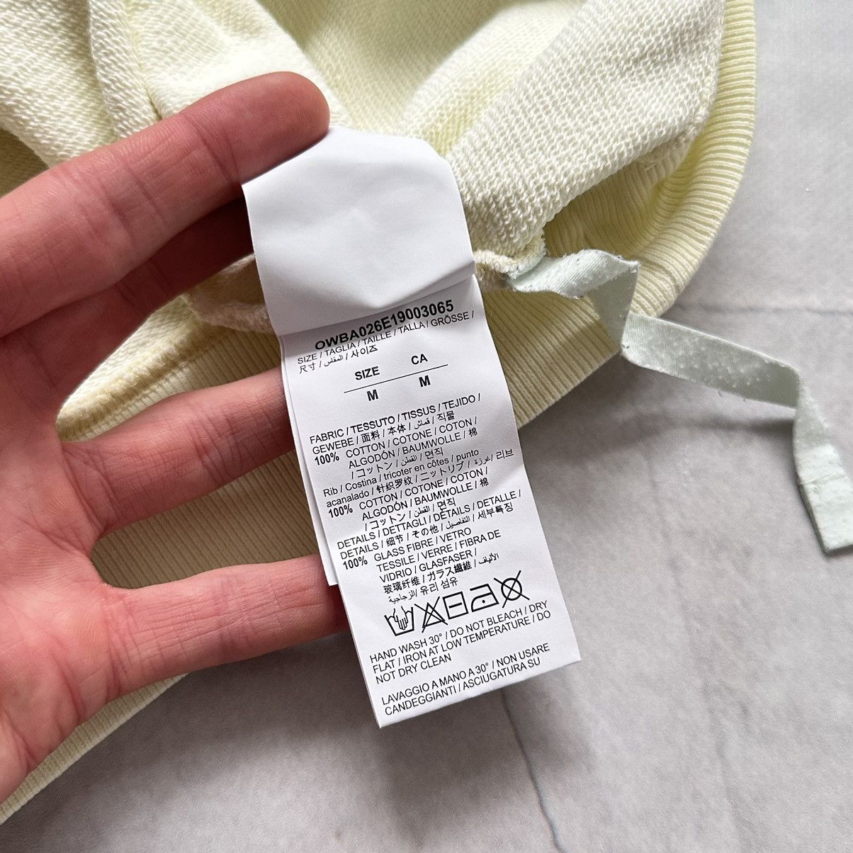 Off-White FW19 Off White Diagonal Arrow Rhinestones Logo Sweatshirt Size M / US 6-8 / IT 42-44 - 12 Thumbnail