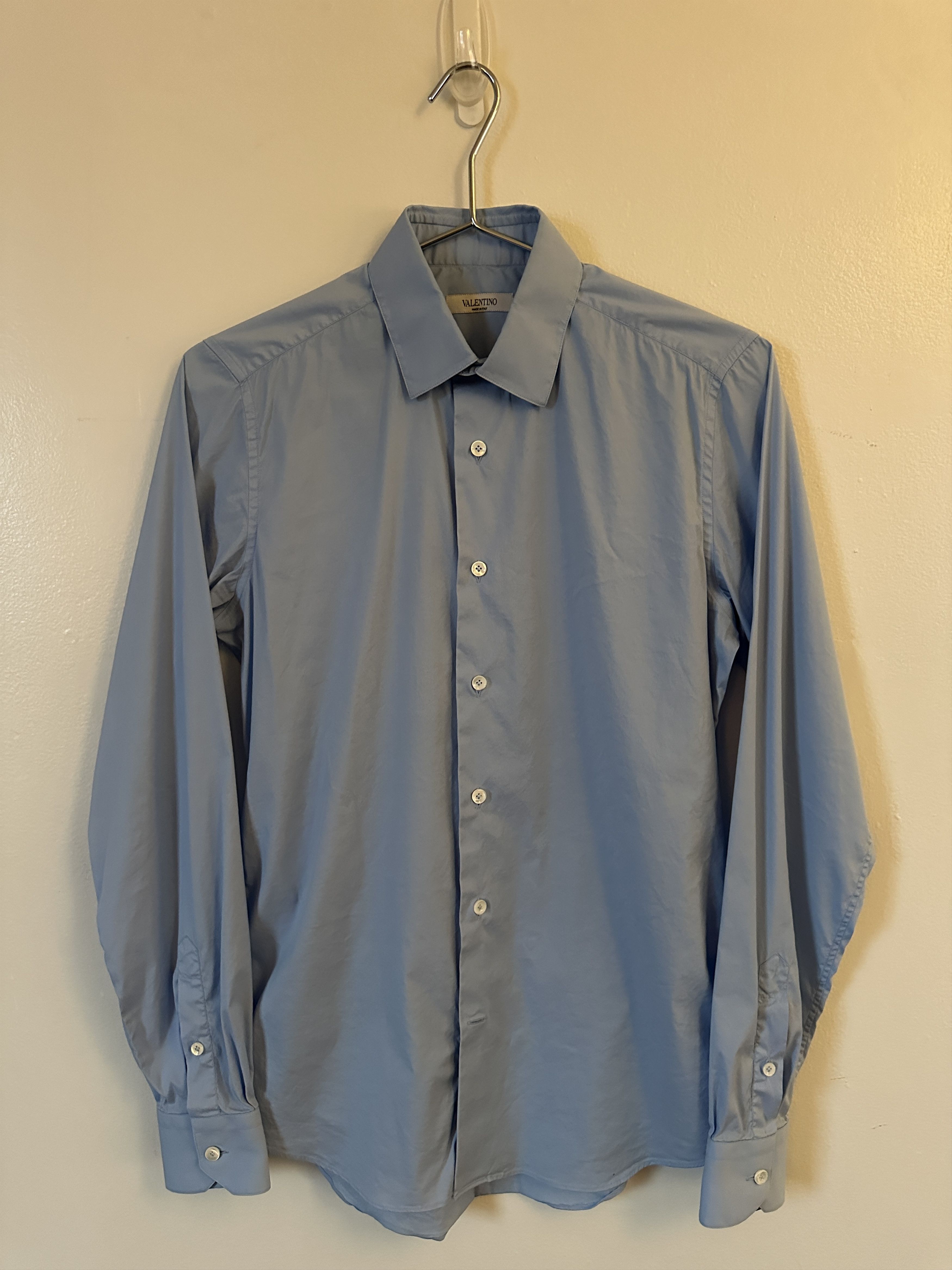 Valentino Valentino Fitted Dress Shirt Size US S / EU 44-46 / 1 - 1 Thumbnail