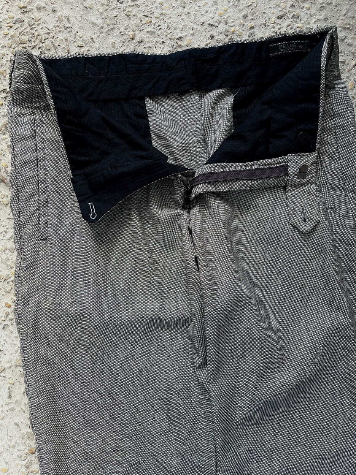 Prada Wool Tailored Trousers Size US 30 / EU 46 - 7 Thumbnail