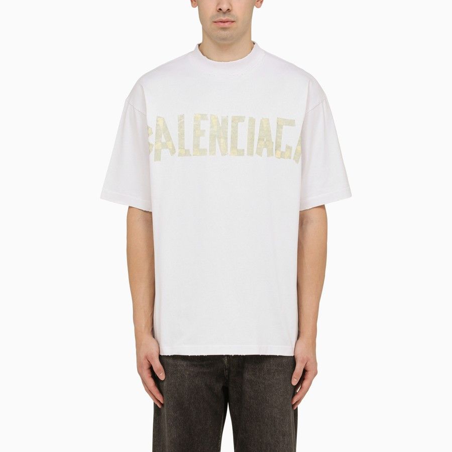 image of Balenciaga O1D2Blof0224 T-Shirt In White, Men's (Size Medium)
