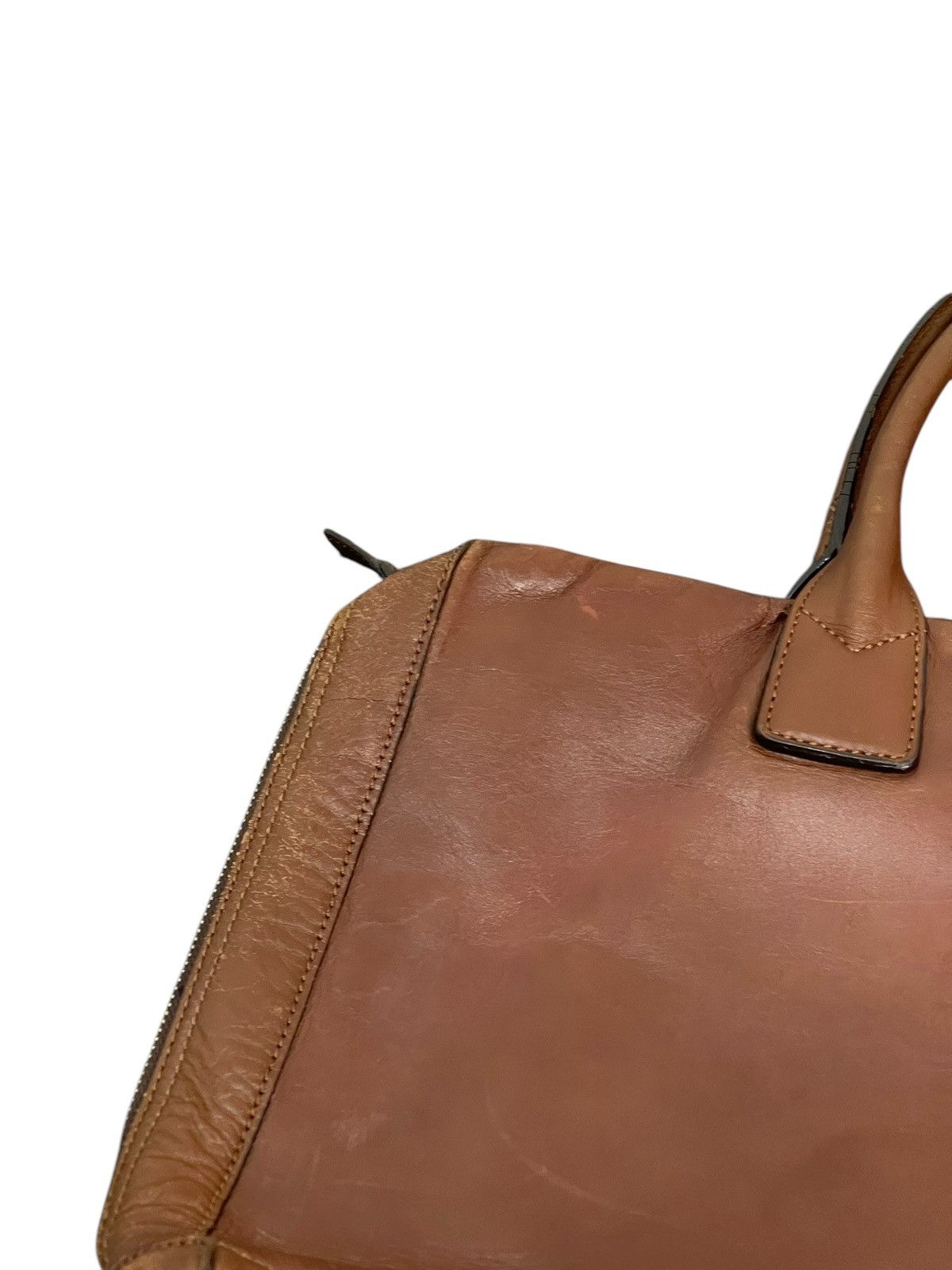 Japanese Brand Full Leather Patina The Suit Company Brief Bag 2🟩0 Size ONE SIZE - 17 Thumbnail