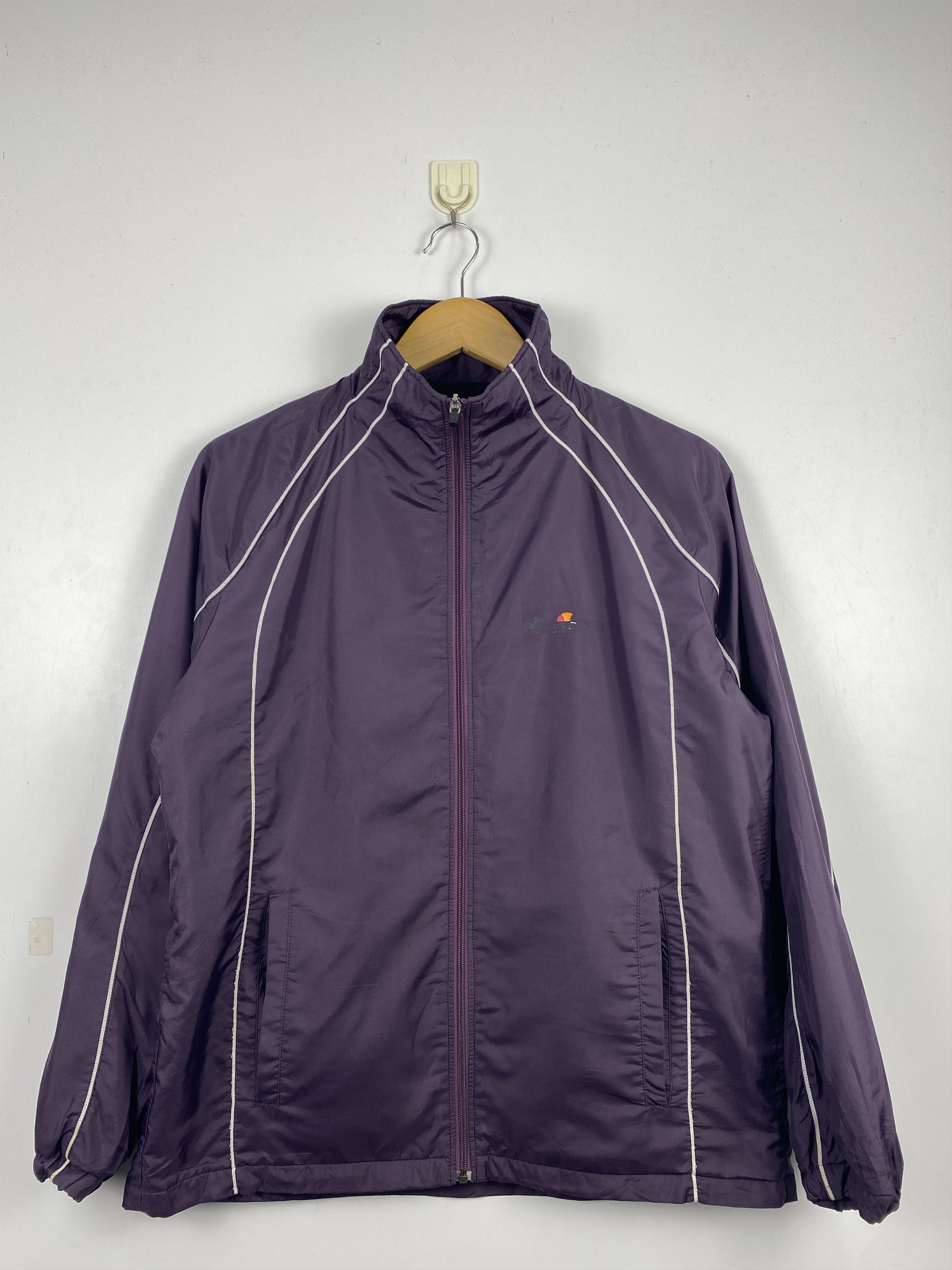 Ellesse Vintage Ellesse Zipper Up Light Jacket AH0020 Size US S / EU 44-46 / 1 - 1 Thumbnail
