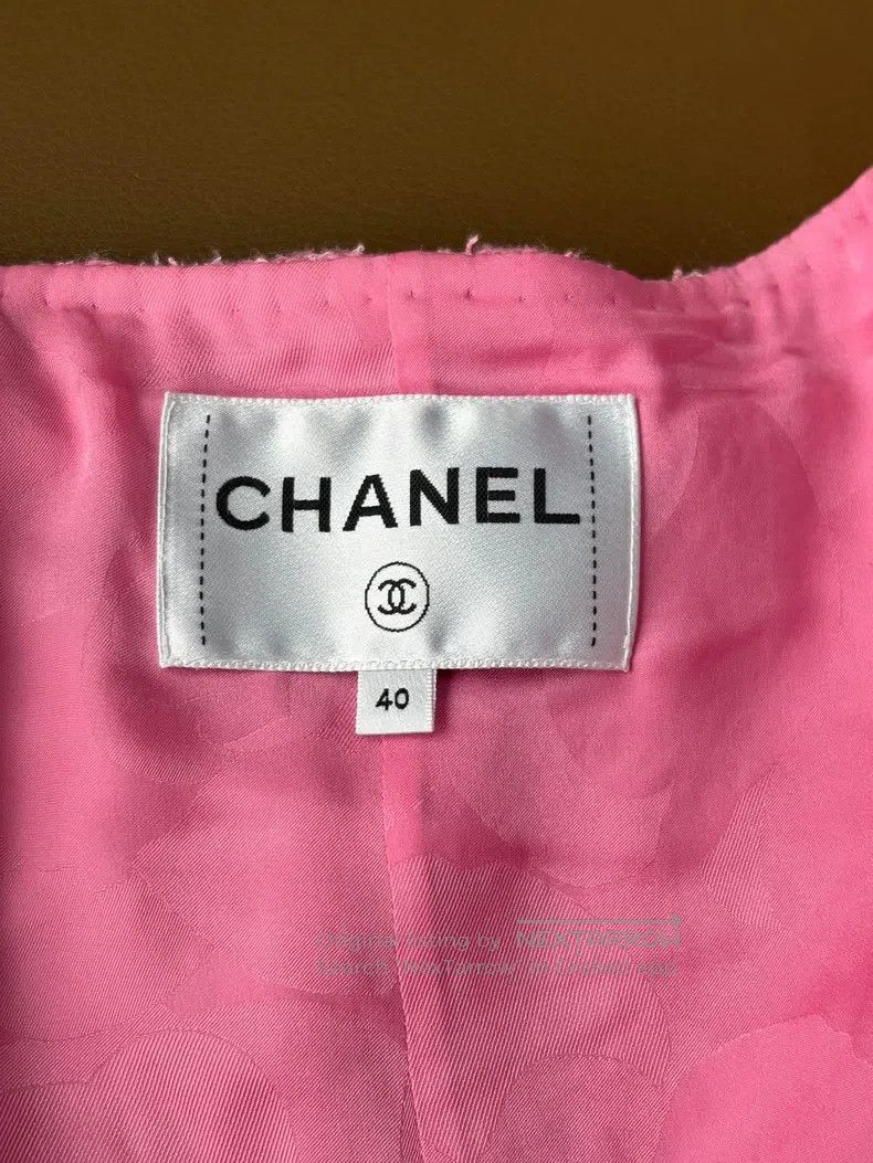 Chanel Chanel 24P pink lantern sleeve braided jacket Size S / US 4 / IT 40 - 6 Thumbnail