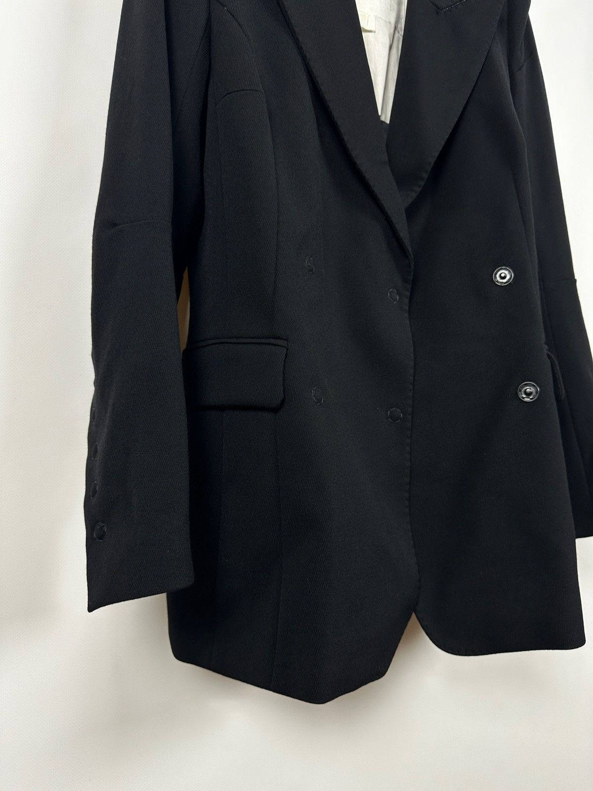 H&M × Maison Margiela Maison Martin Margiela x H&M Pagoda Shoulder Wool Blazer Size XL / US 12-14 / IT 48-50 - 9 Thumbnail