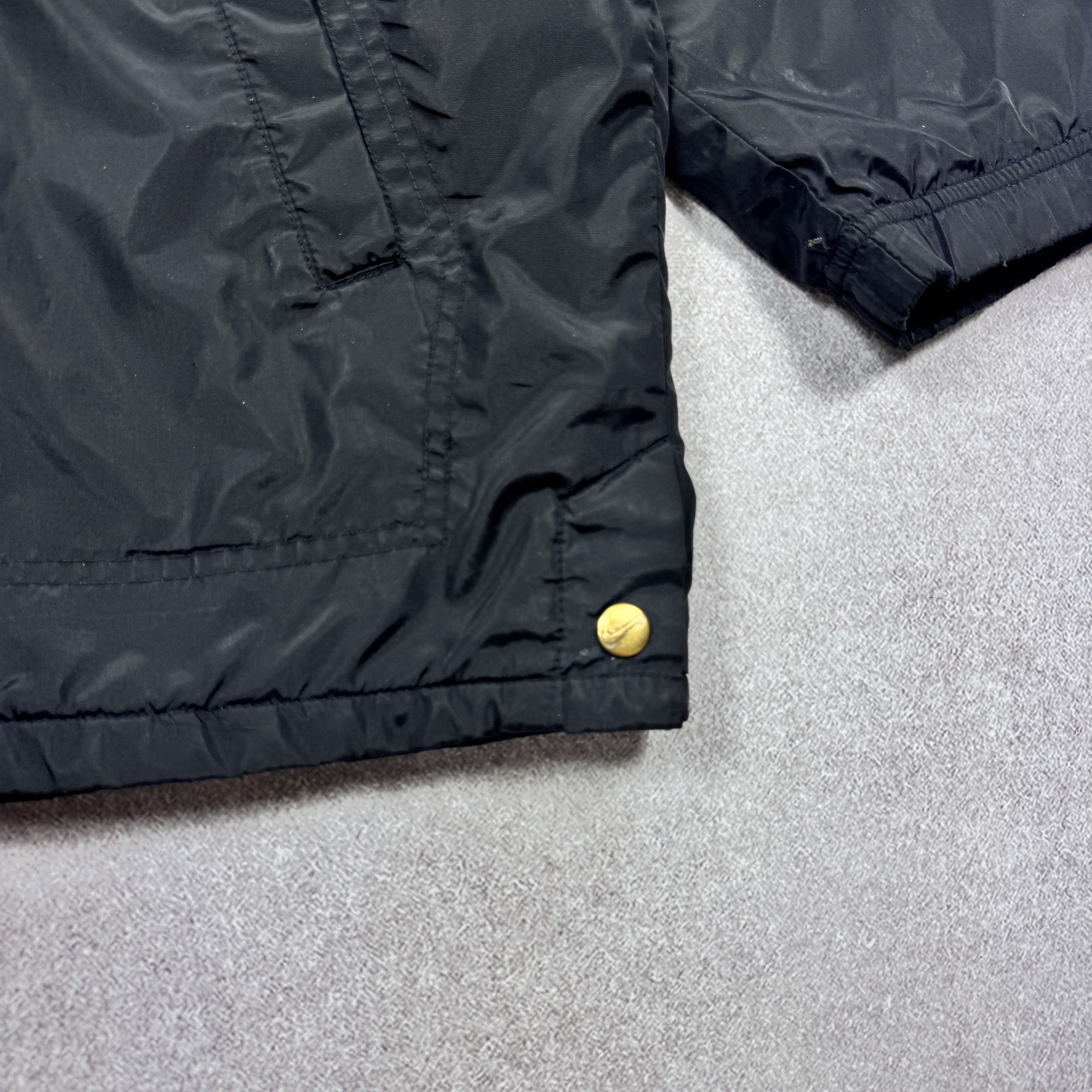 Nike 00s Vintage Nike Backside Big Logo Black Nylon Jacket XXL Size US XXL / EU 58 / 5 - 7 Thumbnail