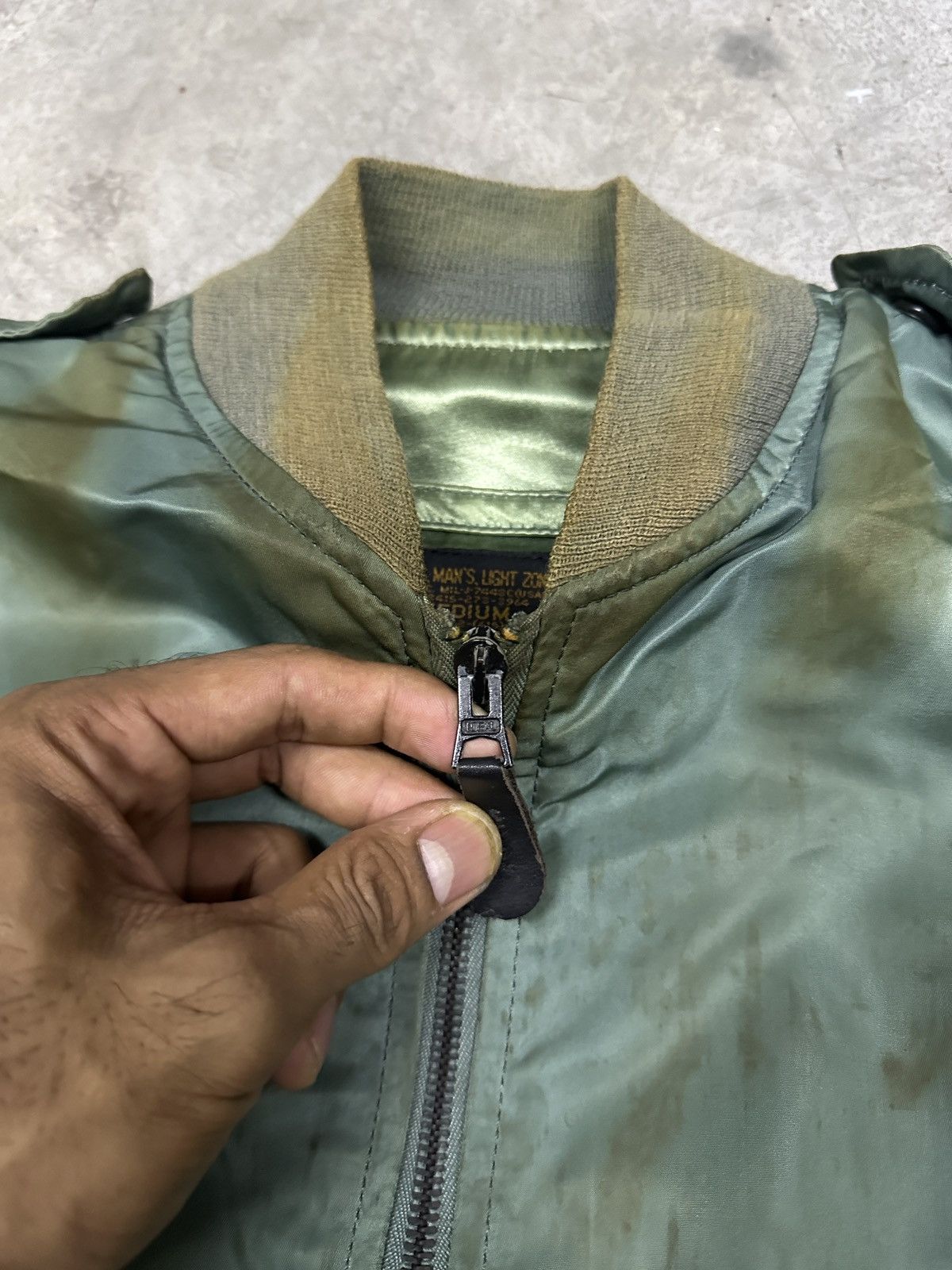 Alpha Industries × Vintage Vintage L-2B Alpha Industries Us Air Force Flight Jacket Size US M / EU 48-50 / 2 - 10 Thumbnail