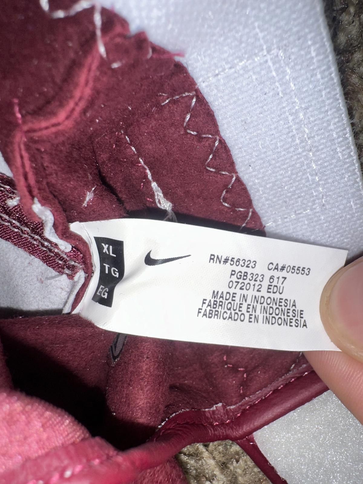 Nike Nike Adult Promo Diamond Elite Pro II Batting Gloves Sample Size ONE SIZE - 3 Thumbnail