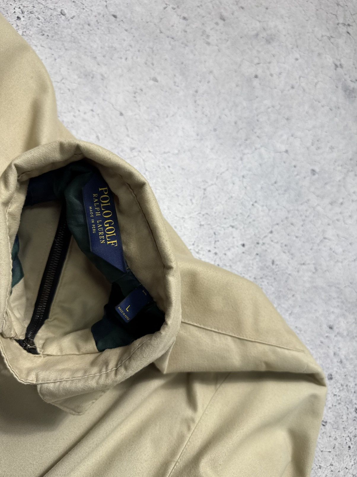Polo Ralph Lauren Polo Ralph Lauren Golf Vintage Light Bomber Jacket Y2K Beige Size US L / EU 52-54 / 3 - 5 Thumbnail