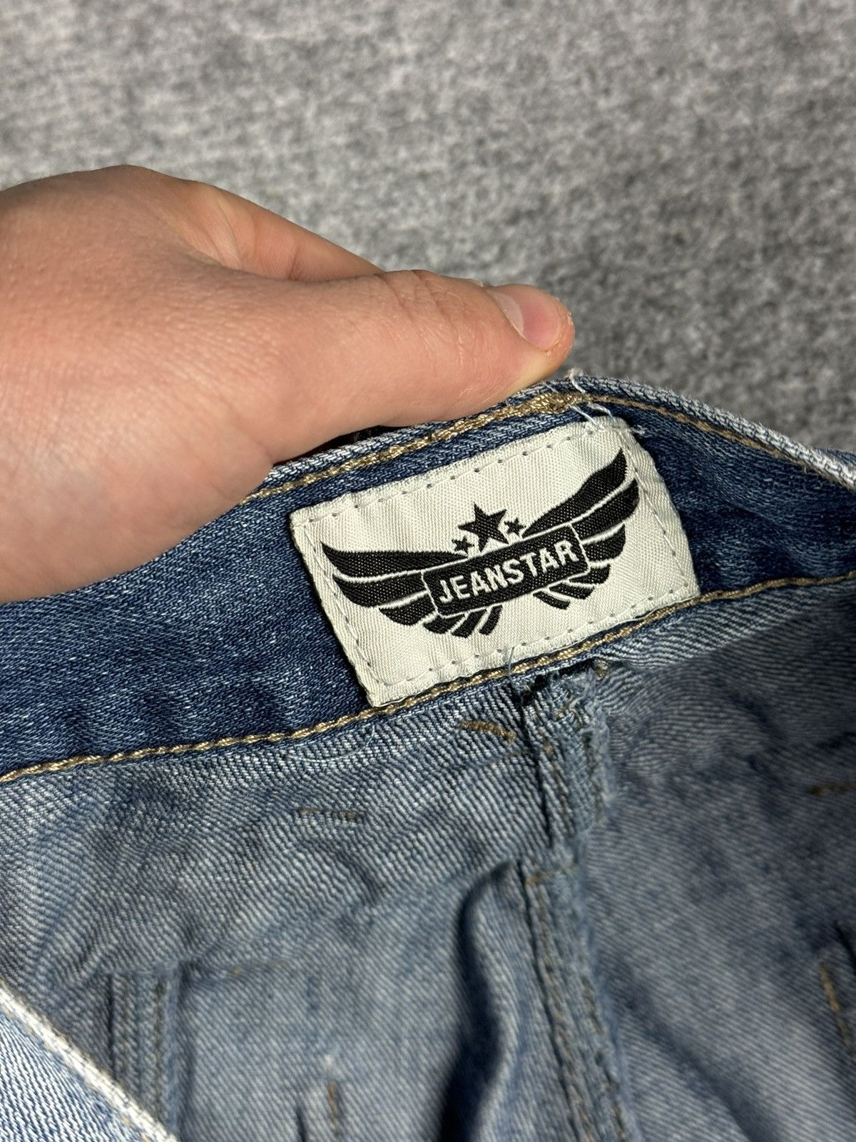 Japanese Brand Distressed denim straight fit pants Size US 34 / EU 50 - 11 Thumbnail