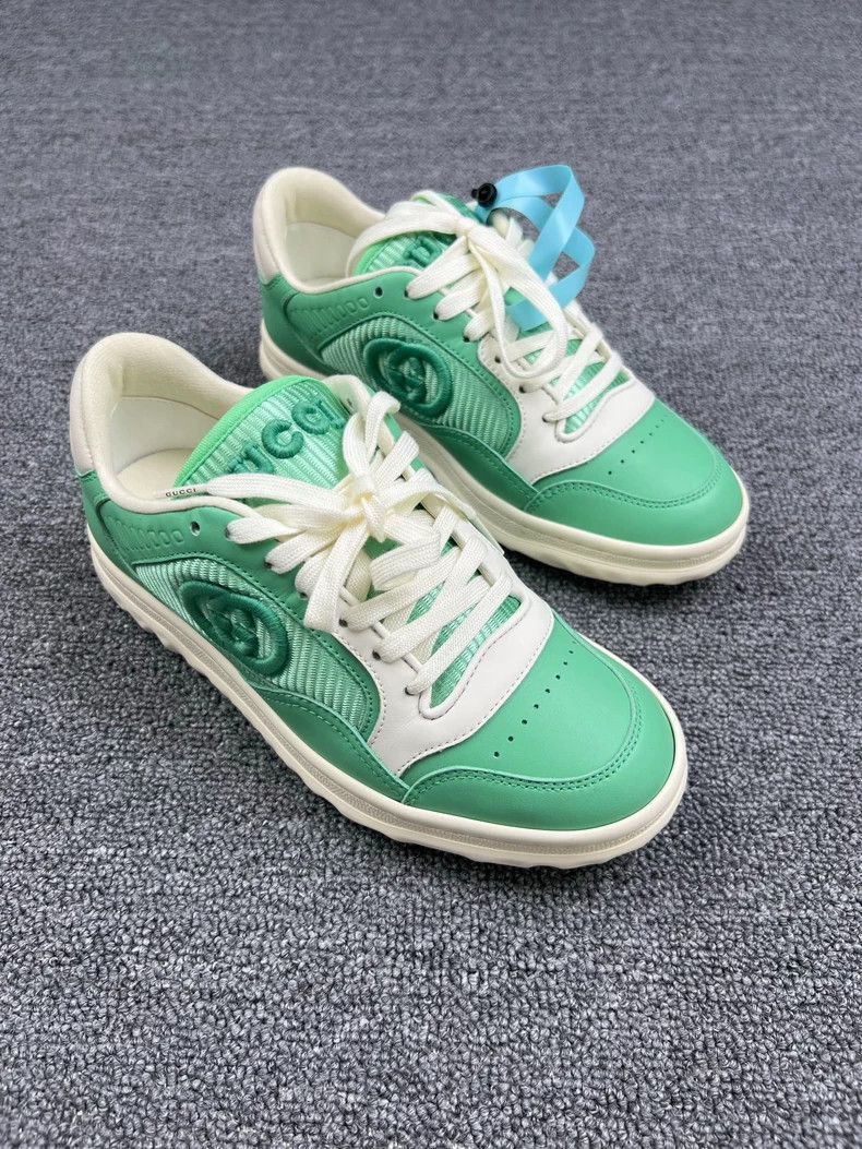 Gucci Gucci Mint Green Mac80 Sneakers Size 35.5-2507 Size US 5.5 / EU 38 - 2 Thumbnail