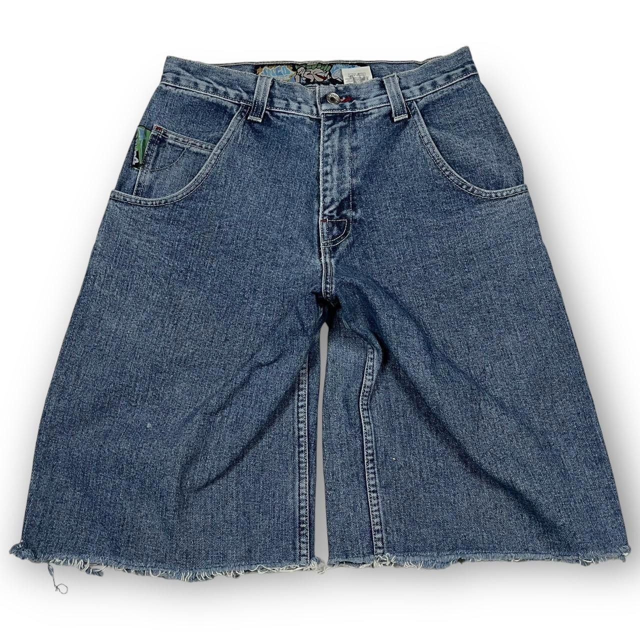 JNCO JNCO Men's Blue Shorts Size US 28 / EU 44 - 4 Thumbnail