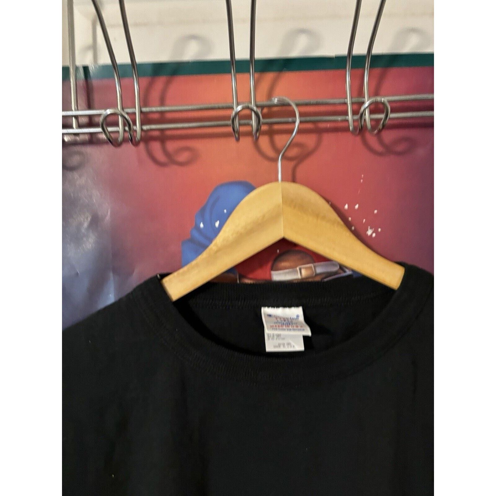 Champion Vintage Champion T1011 Heavy Weight Cotton T Shirt L Black Size US L / EU 52-54 / 3 - 8 Thumbnail