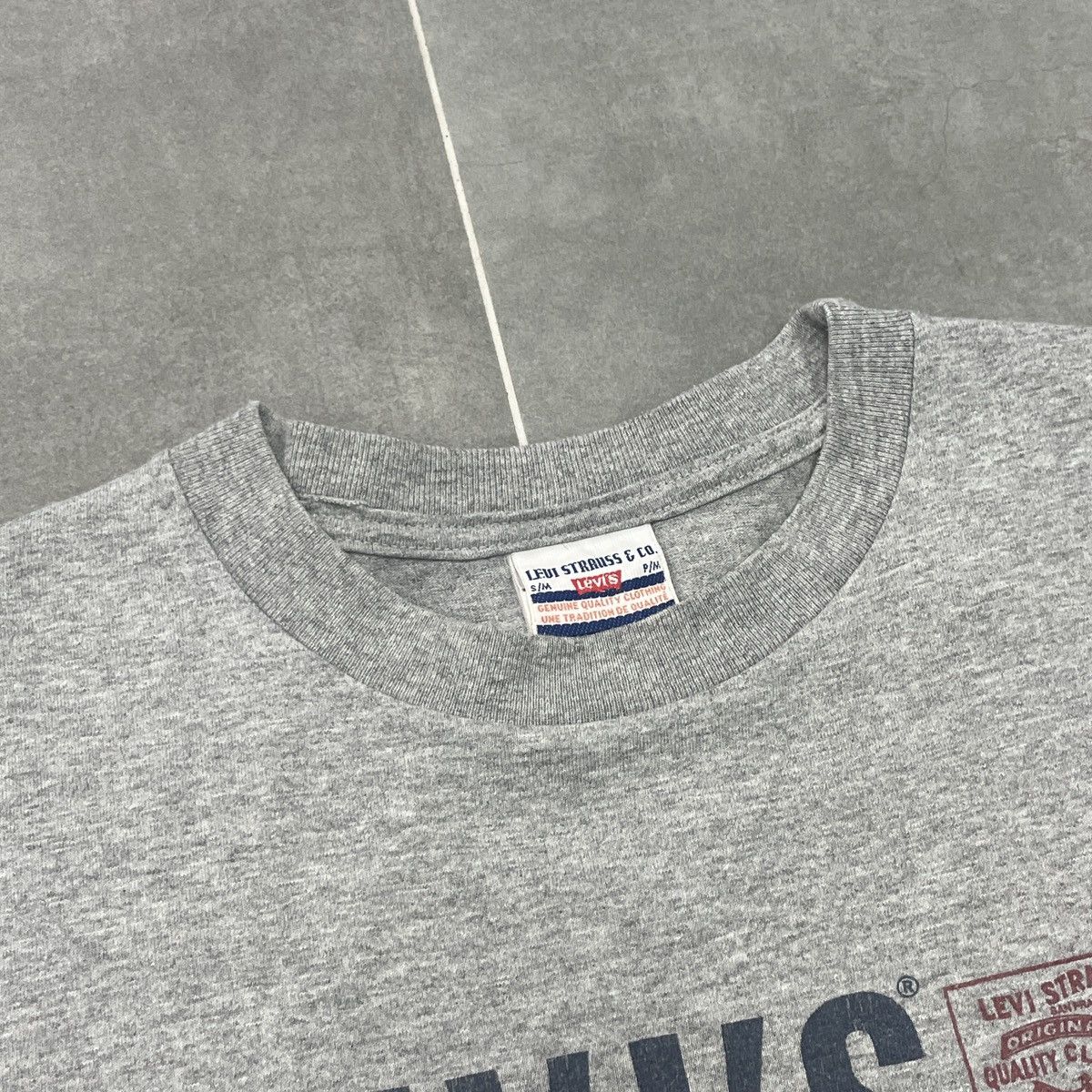 Levi's × Vintage Vintage Levi's Blue Jeans T-Shirt Size M Size US M / EU 48-50 / 2 - 7 Thumbnail