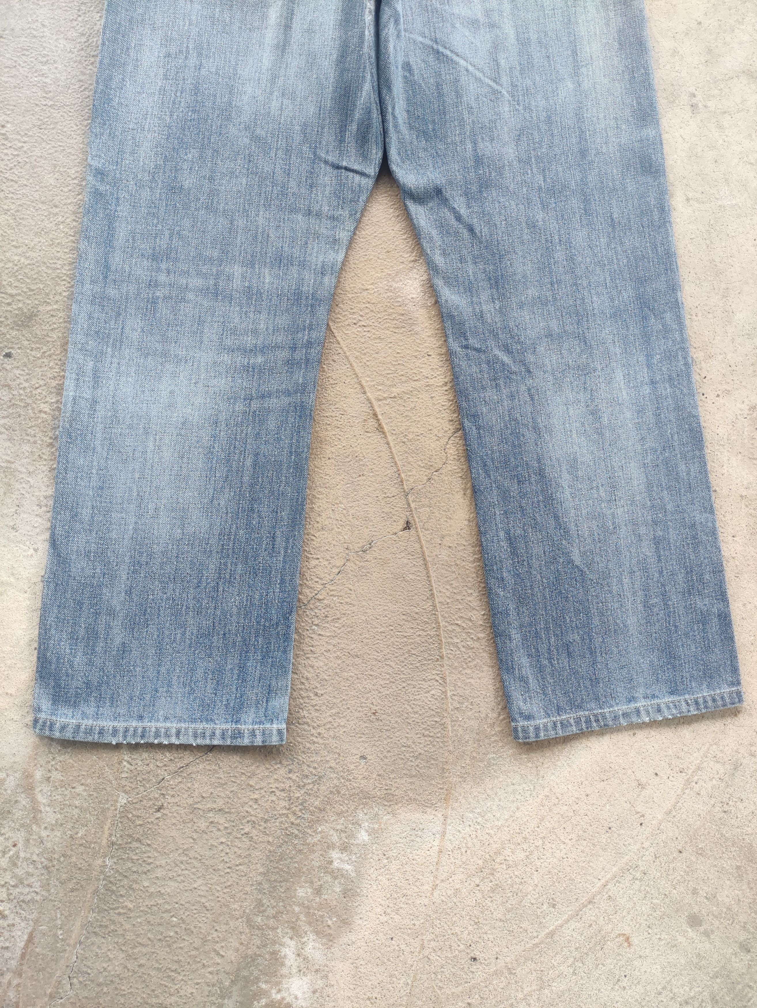 Japanese Brand Vintage Japanese Jean Distressed Faded Denim Size US 34 / EU 50 - 10 Thumbnail