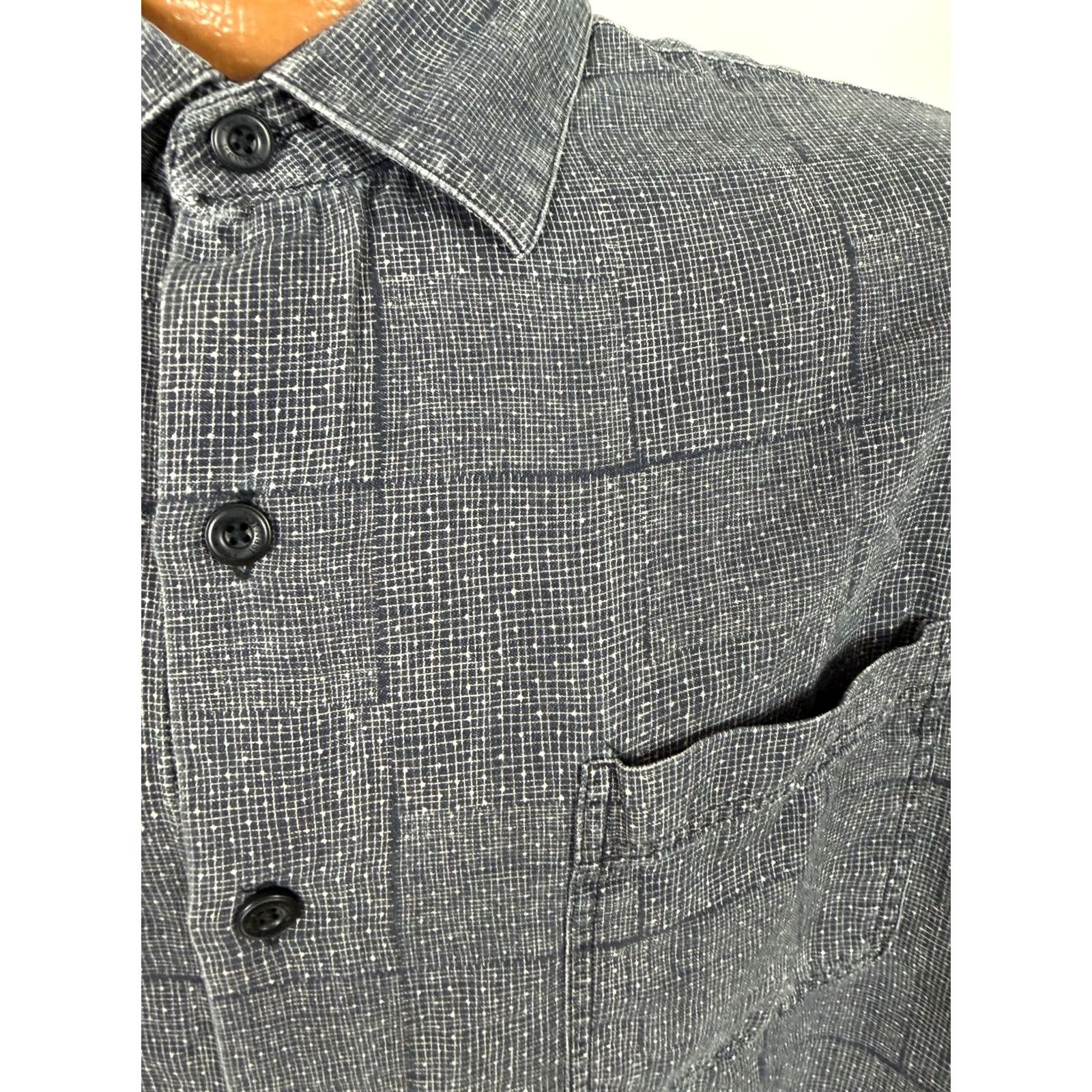 Nat Nast Nat Nast Shirt Men XL Travel Resort Outdoors Silk Cotton Check Patchwork Print Shirt Size US XL / EU 56 / 4 - 6 Thumbnail